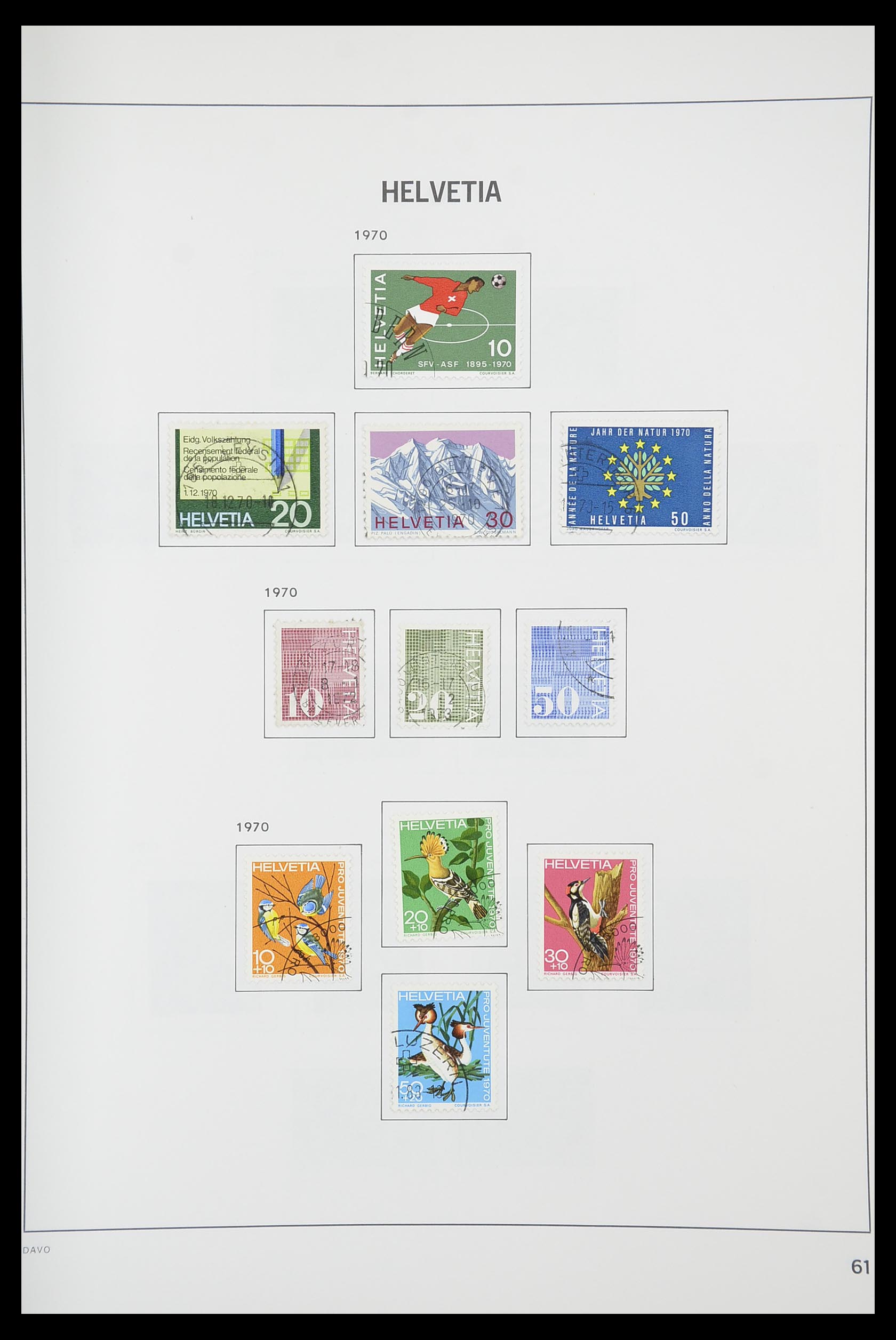 33925 059 - Stamp collection 33925 Switzerland 1854-1991.