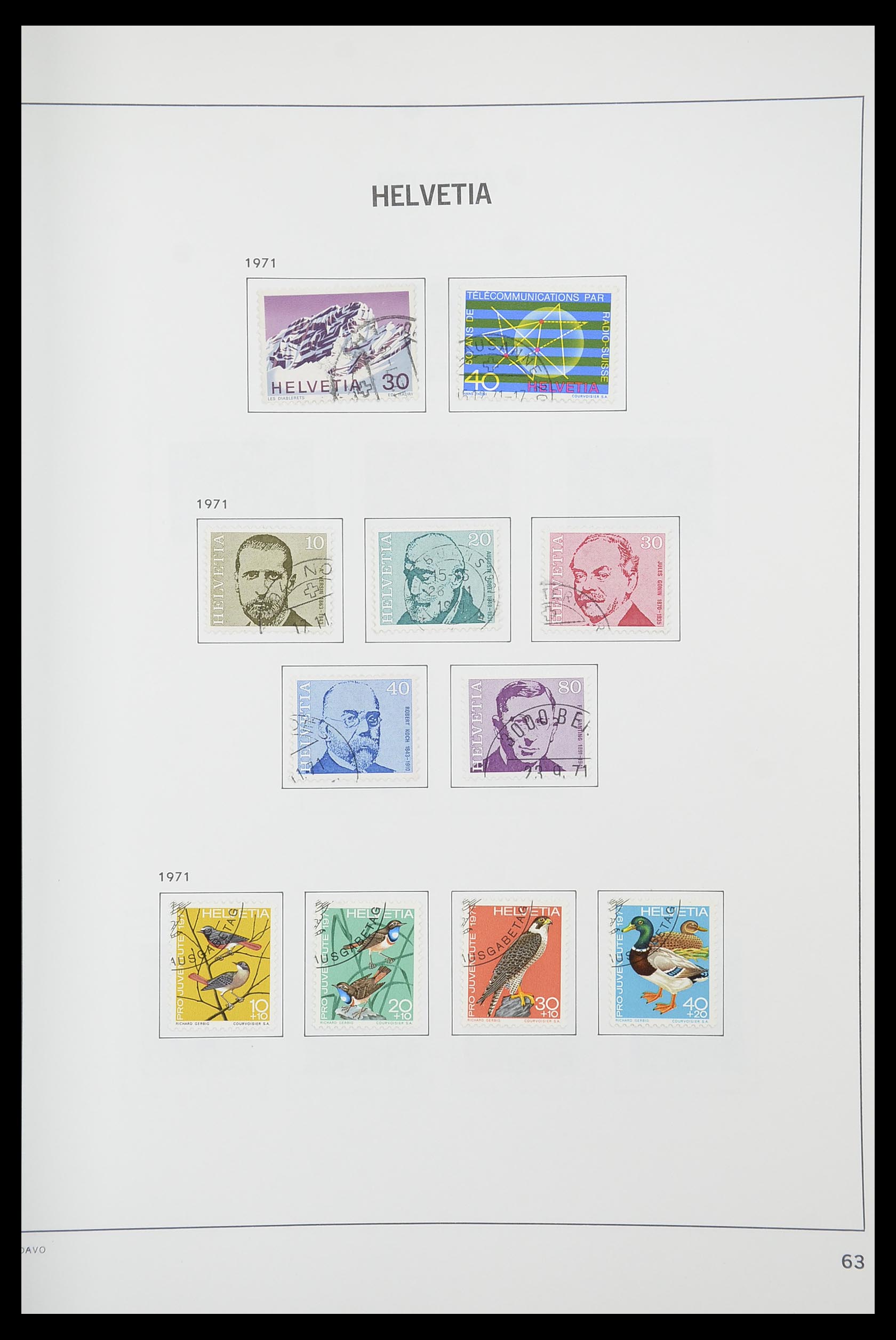 33925 061 - Stamp collection 33925 Switzerland 1854-1991.