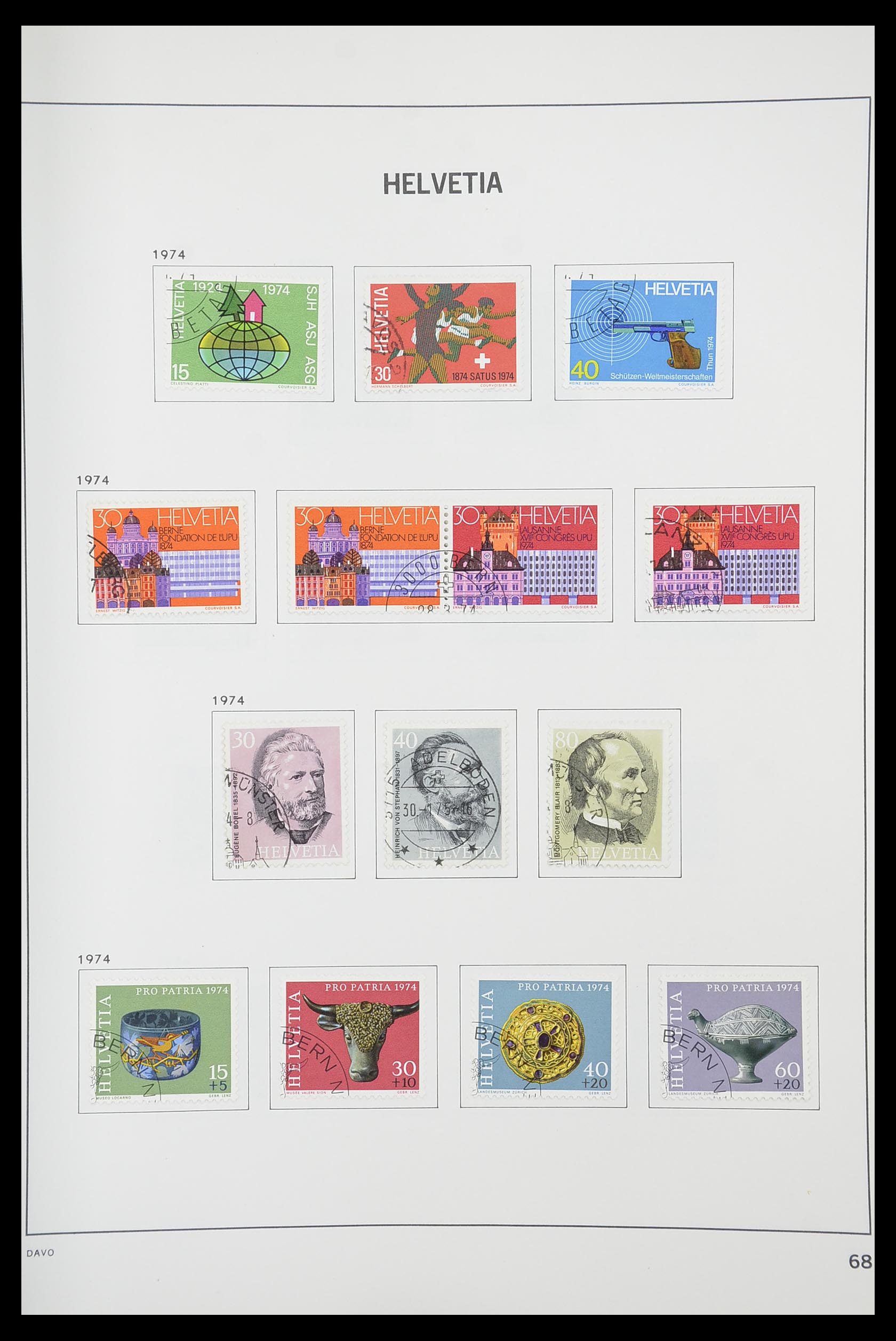 33925 066 - Stamp collection 33925 Switzerland 1854-1991.