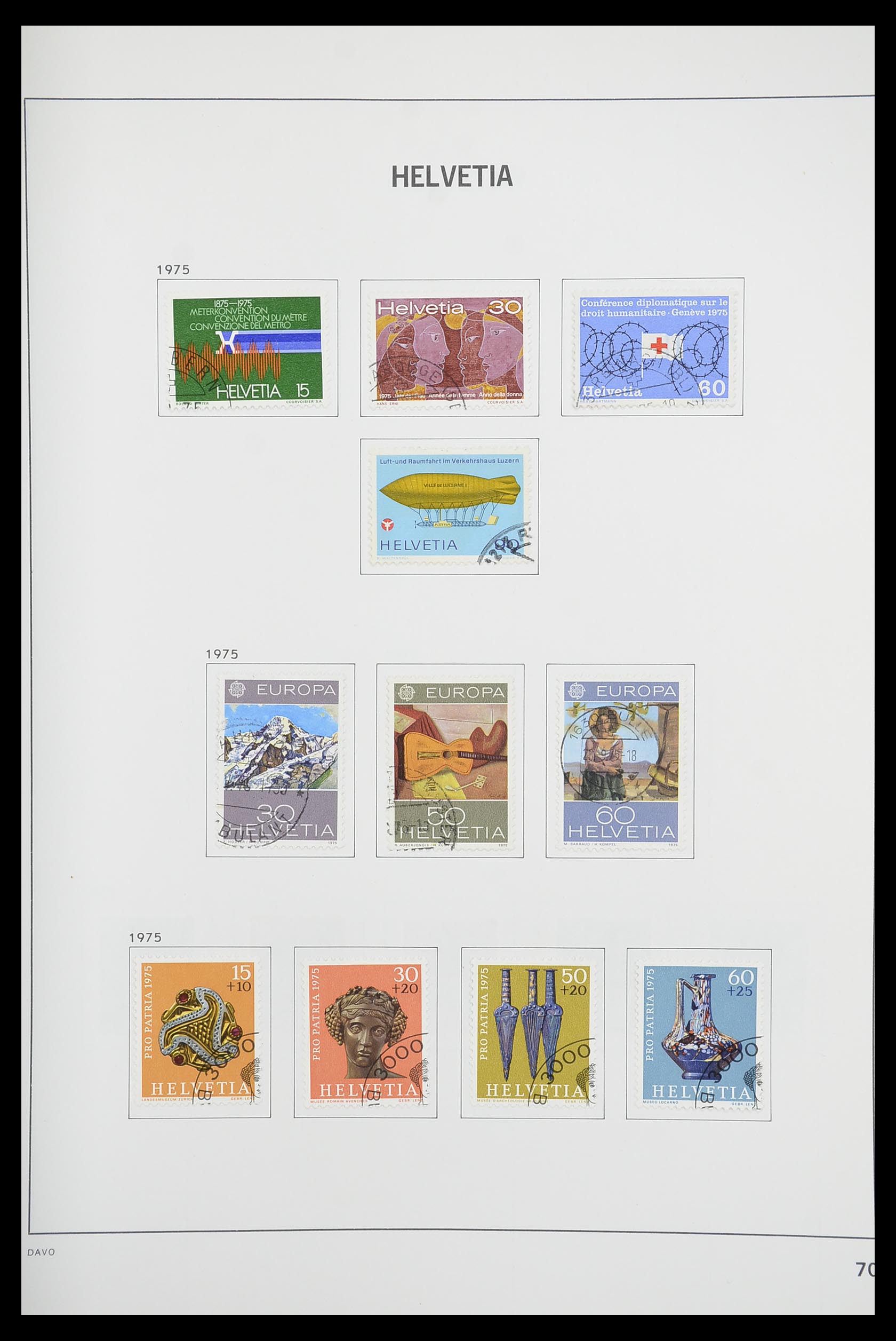 33925 068 - Stamp collection 33925 Switzerland 1854-1991.