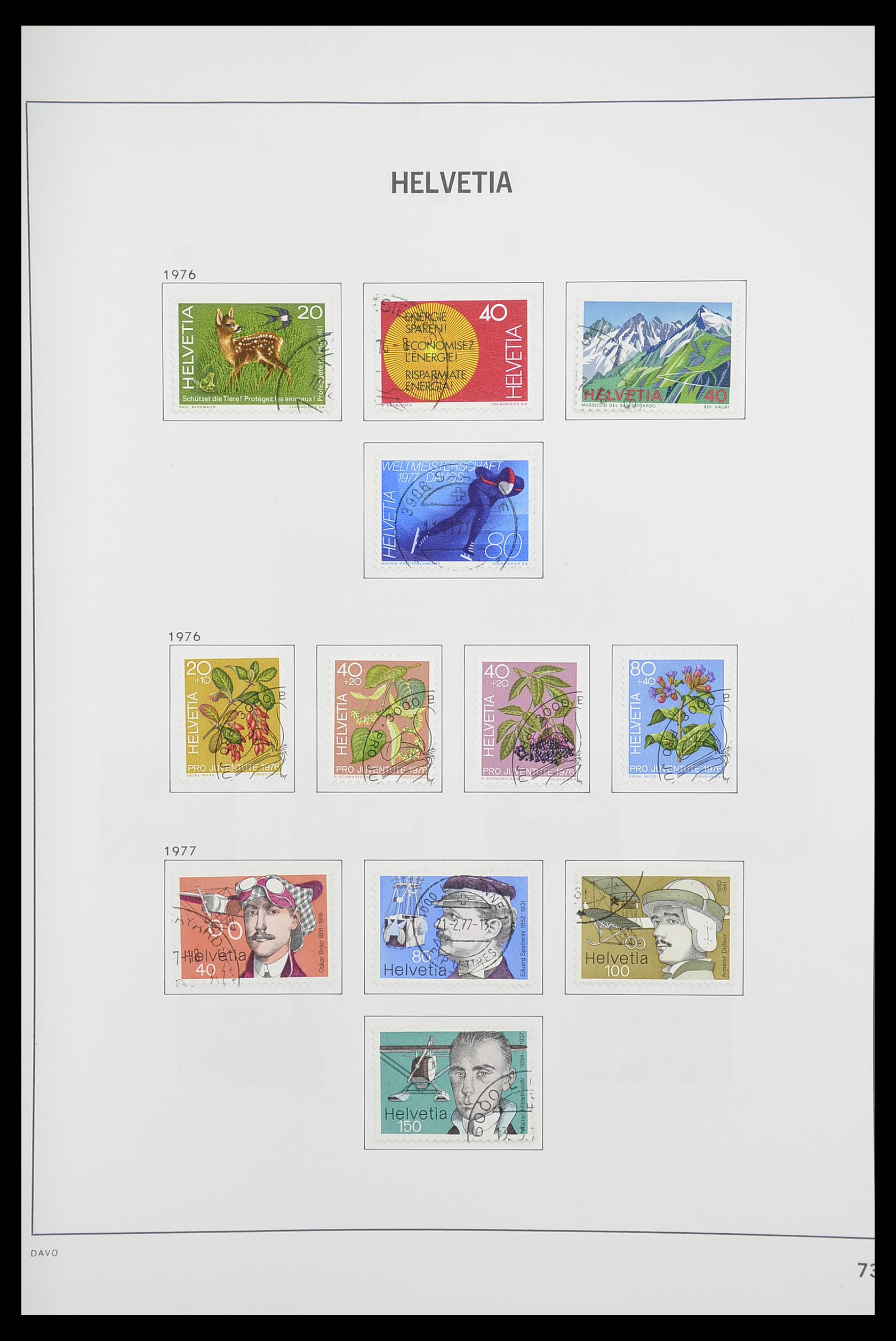 33925 071 - Stamp collection 33925 Switzerland 1854-1991.