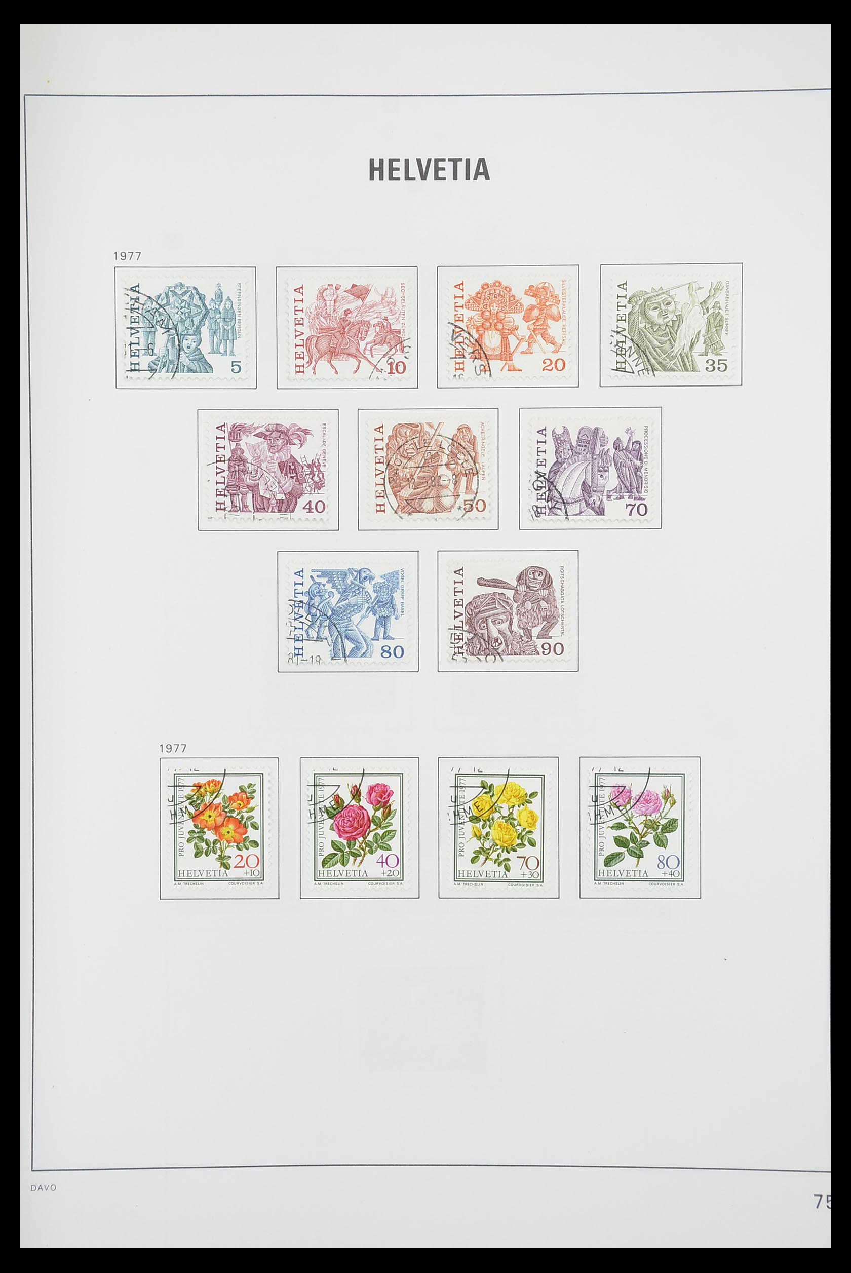 33925 073 - Stamp collection 33925 Switzerland 1854-1991.