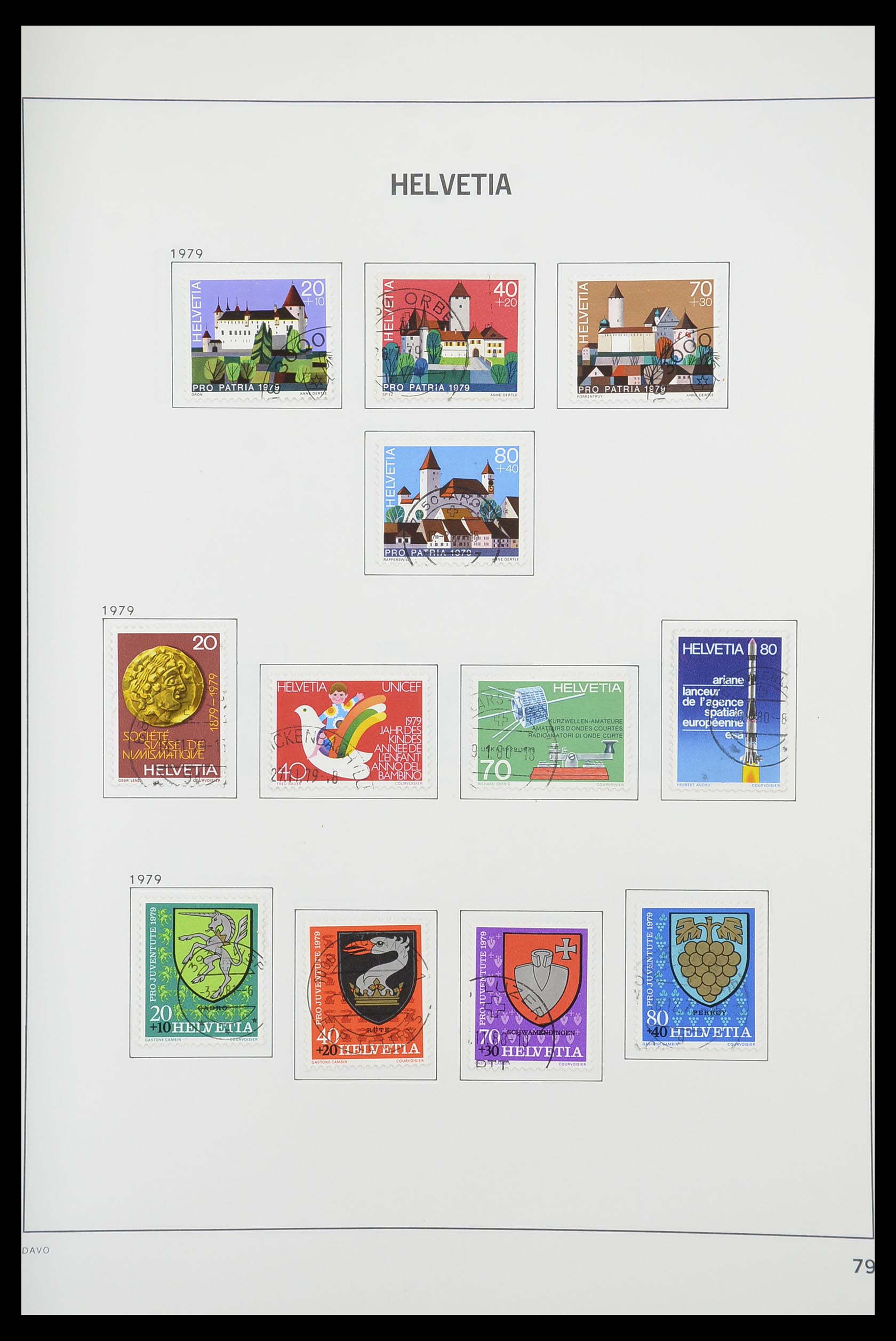33925 077 - Stamp collection 33925 Switzerland 1854-1991.