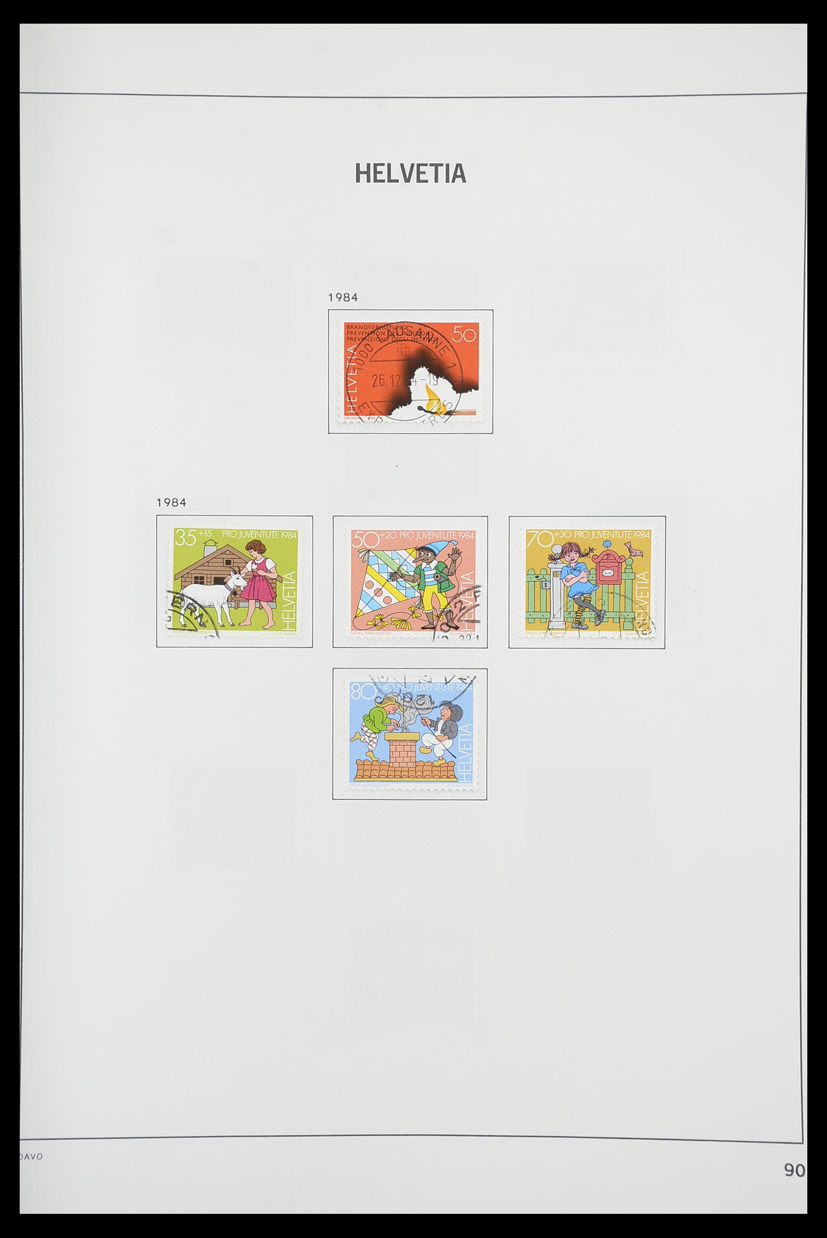 33925 088 - Stamp collection 33925 Switzerland 1854-1991.