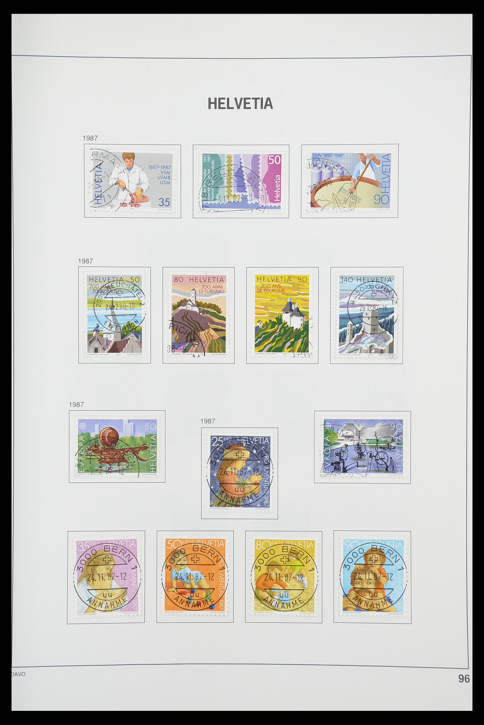 33925 094 - Stamp collection 33925 Switzerland 1854-1991.