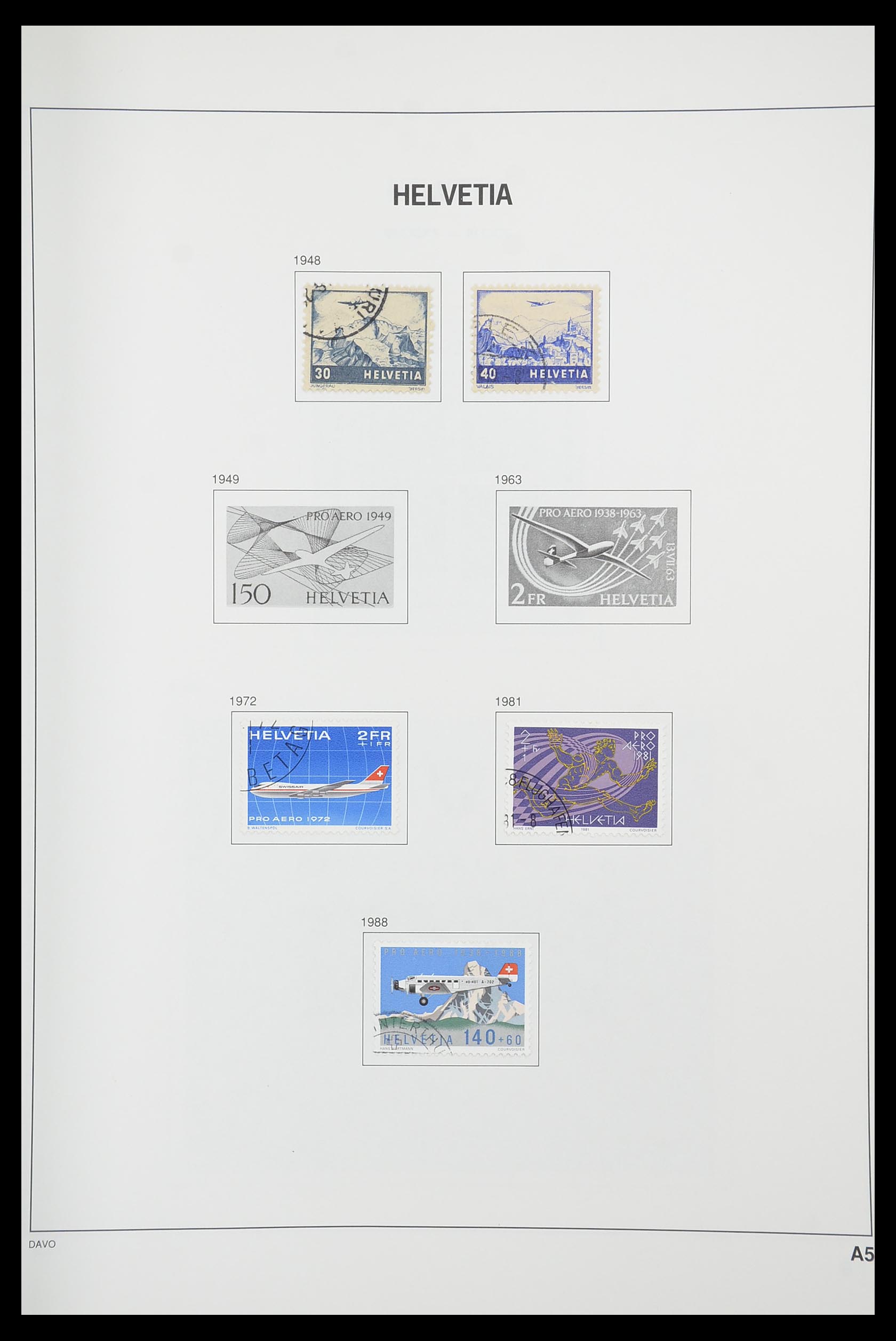 33925 107 - Stamp collection 33925 Switzerland 1854-1991.