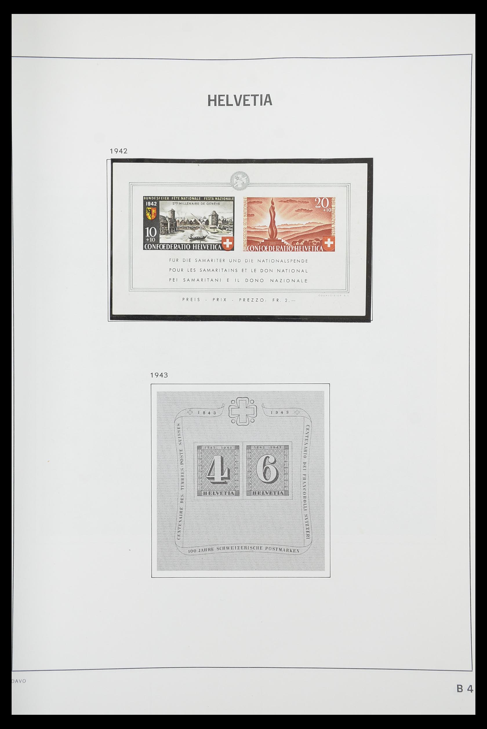 33925 109 - Stamp collection 33925 Switzerland 1854-1991.