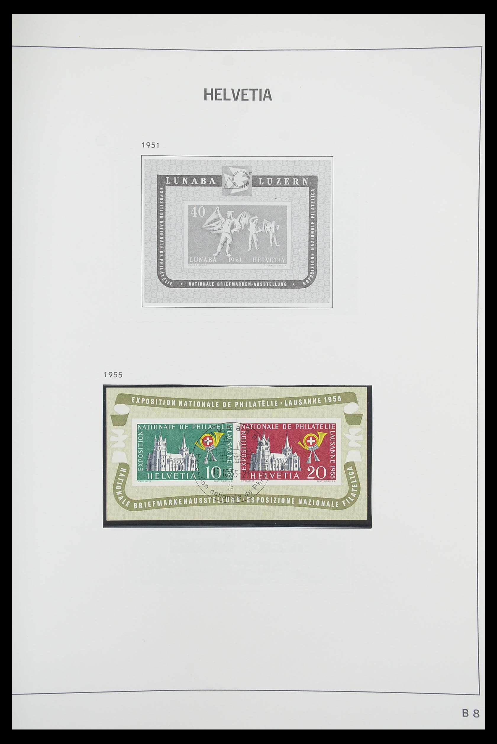 33925 110 - Stamp collection 33925 Switzerland 1854-1991.