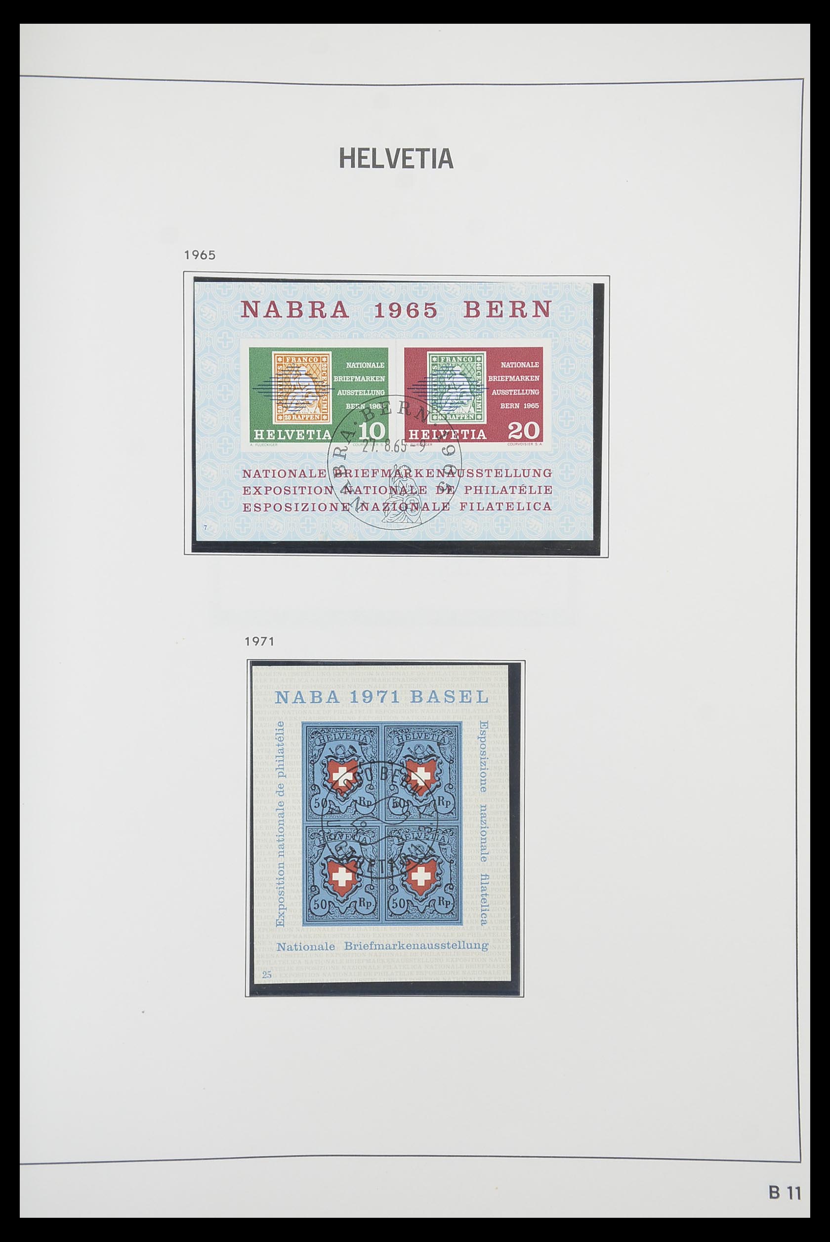 33925 112 - Stamp collection 33925 Switzerland 1854-1991.