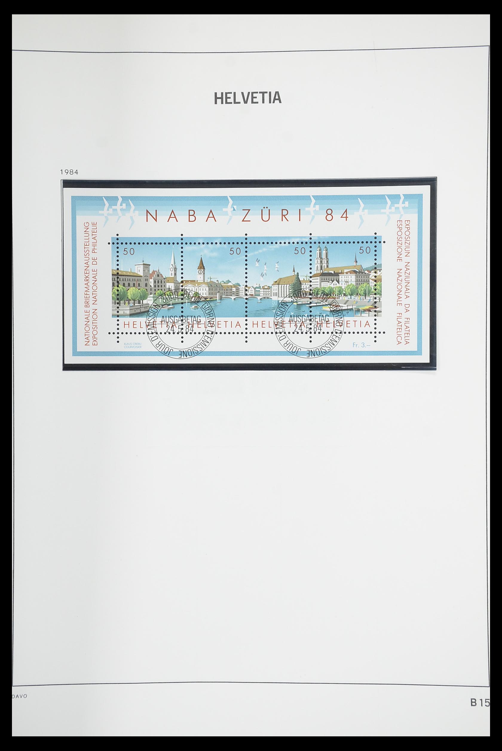 33925 115 - Stamp collection 33925 Switzerland 1854-1991.