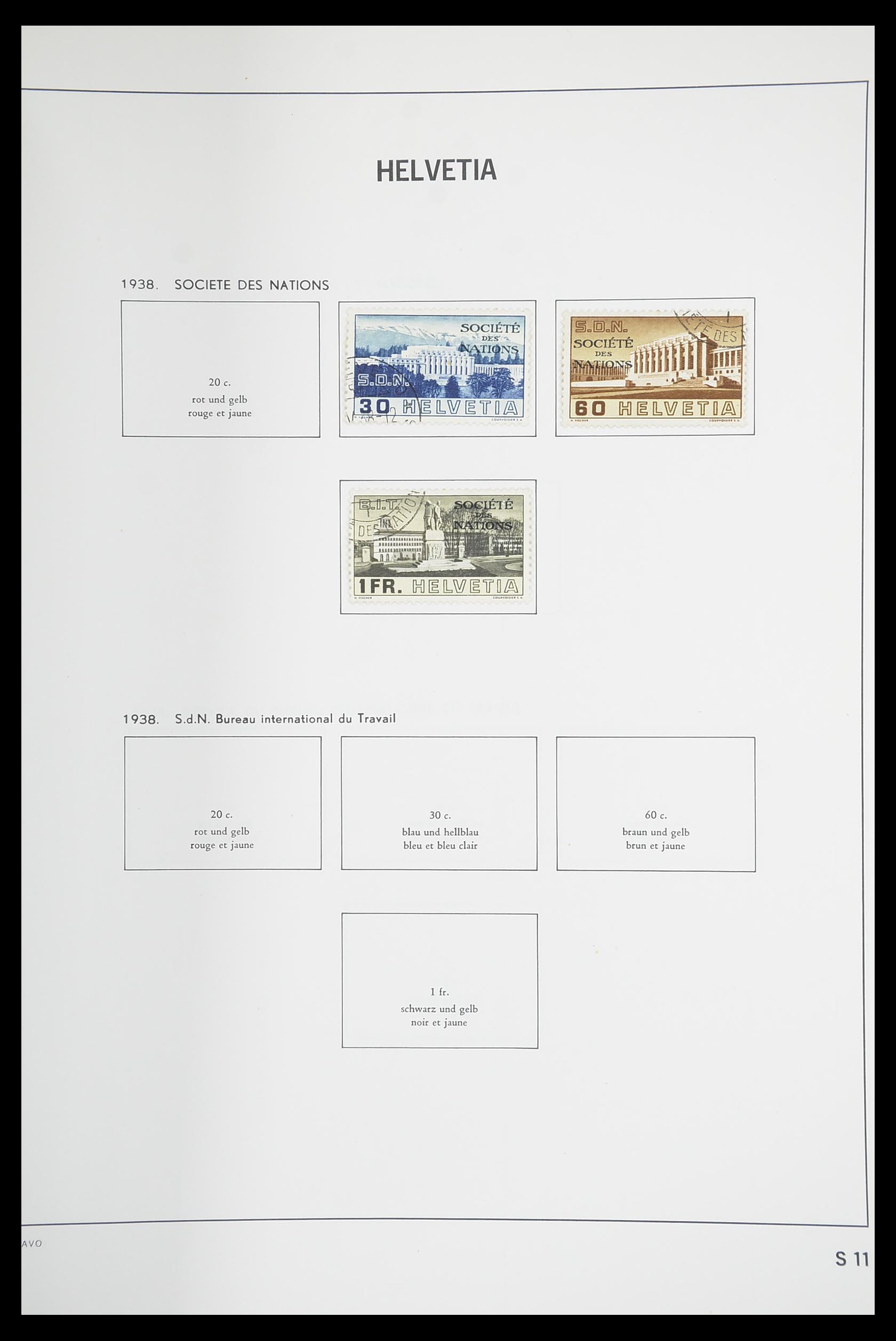 33925 116 - Stamp collection 33925 Switzerland 1854-1991.