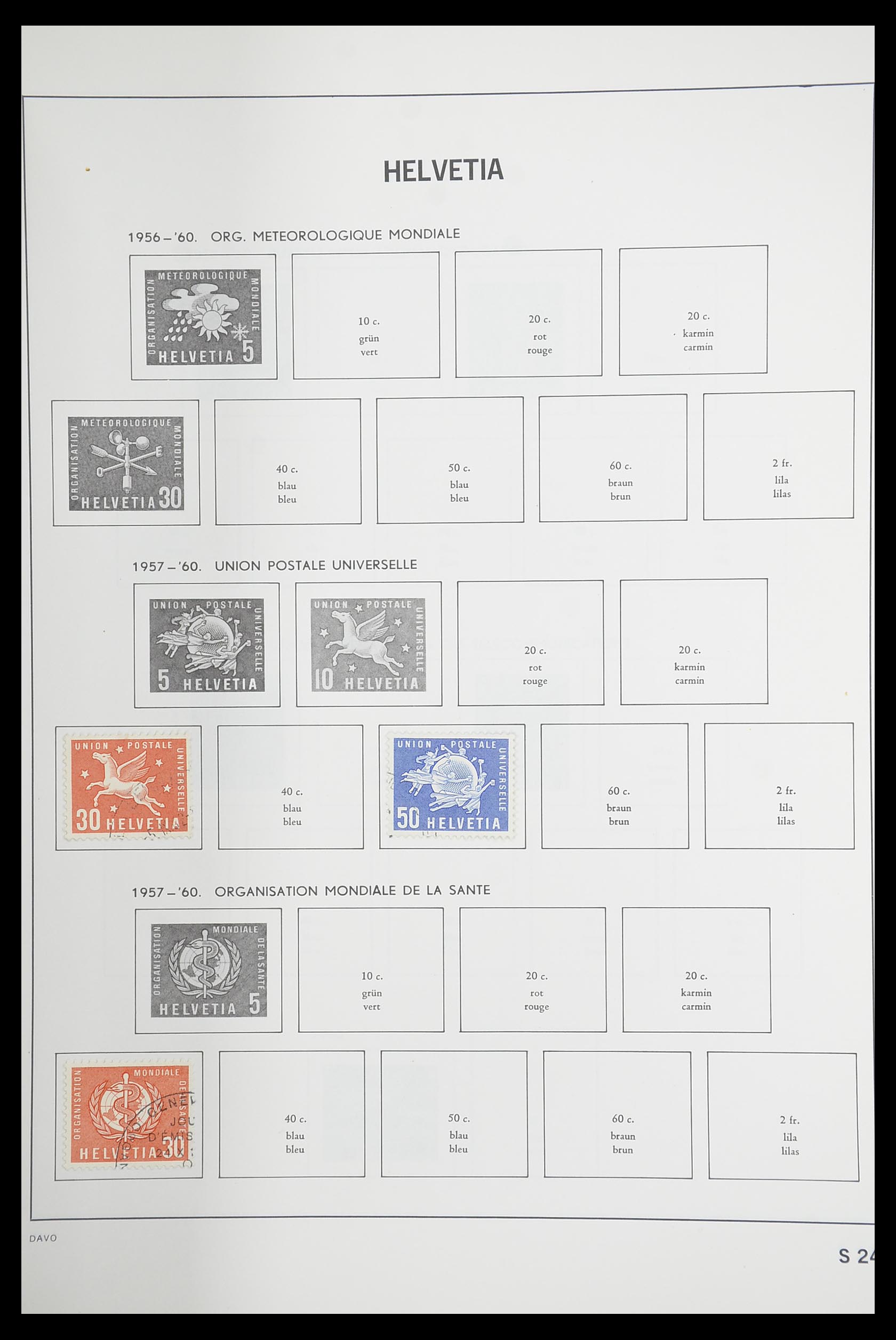 33925 120 - Stamp collection 33925 Switzerland 1854-1991.