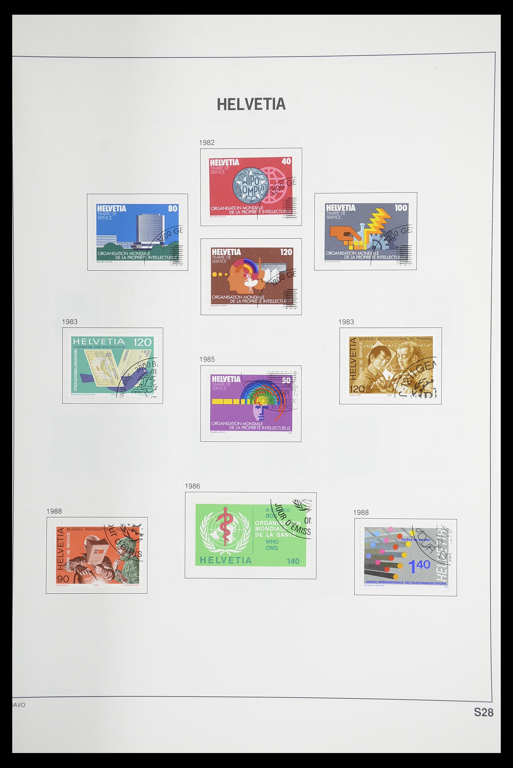 33925 123 - Stamp collection 33925 Switzerland 1854-1991.