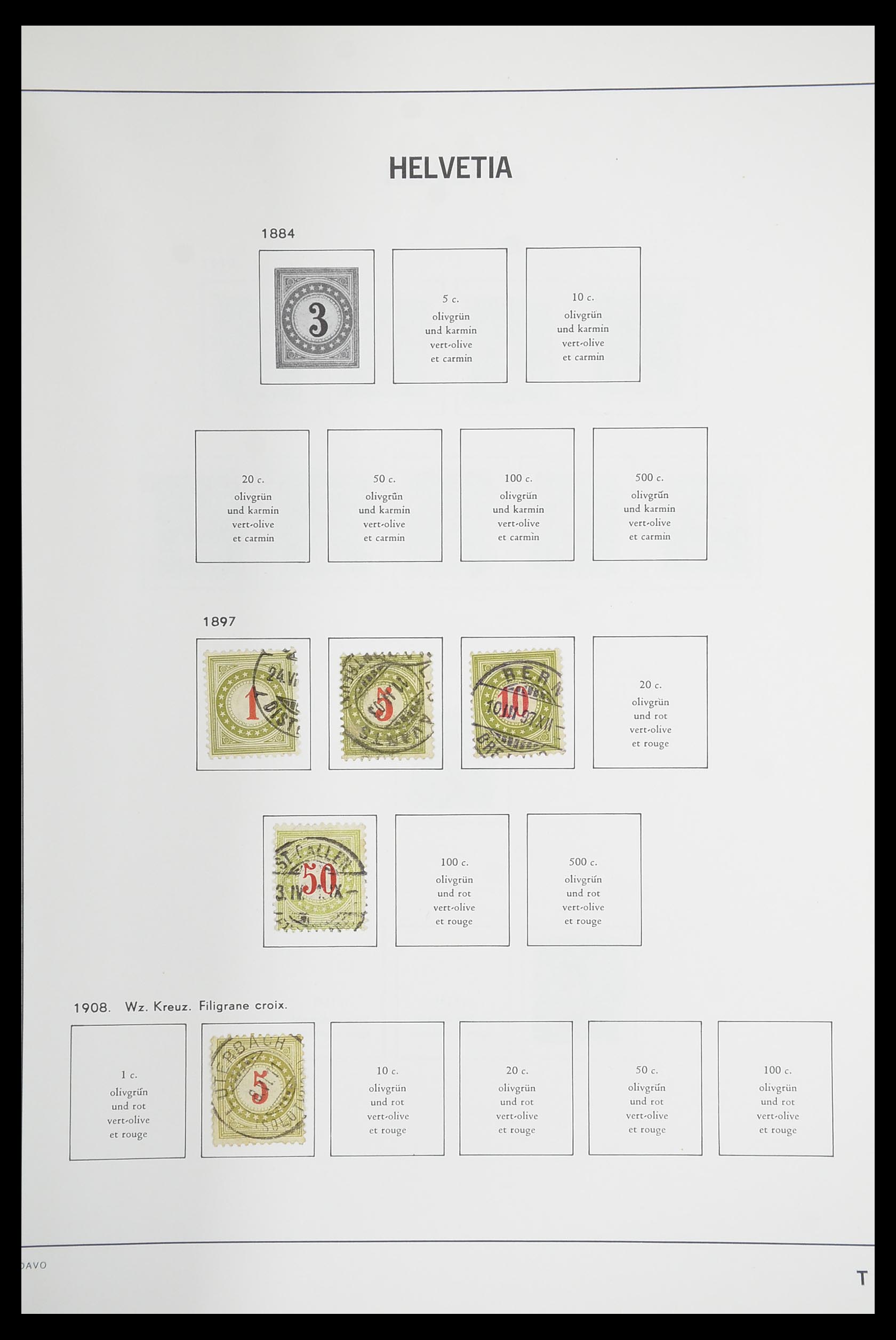 33925 127 - Stamp collection 33925 Switzerland 1854-1991.