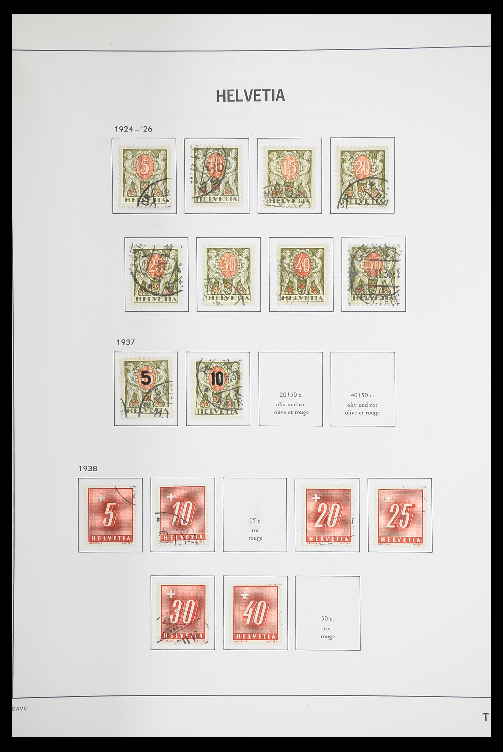 33925 129 - Stamp collection 33925 Switzerland 1854-1991.