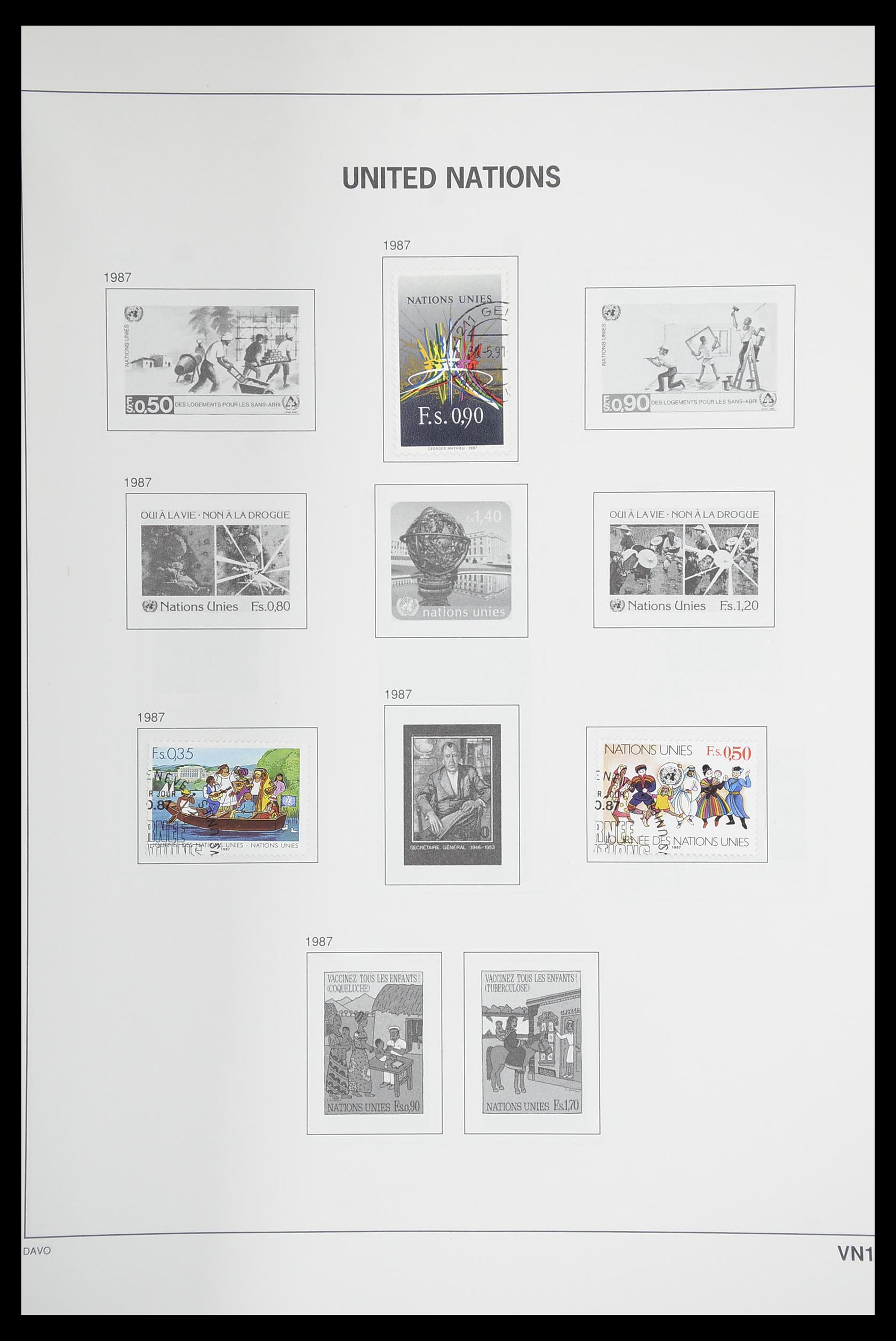 33925 147 - Postzegelverzameling 33925 Zwitserland 1854-1991.