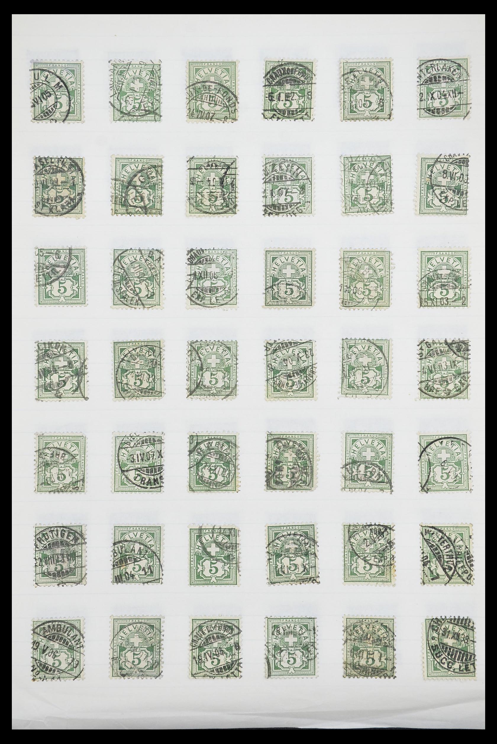 33926 017 - Postzegelverzameling 33926 Zwitserland uitzoekpartij 1850-1997.
