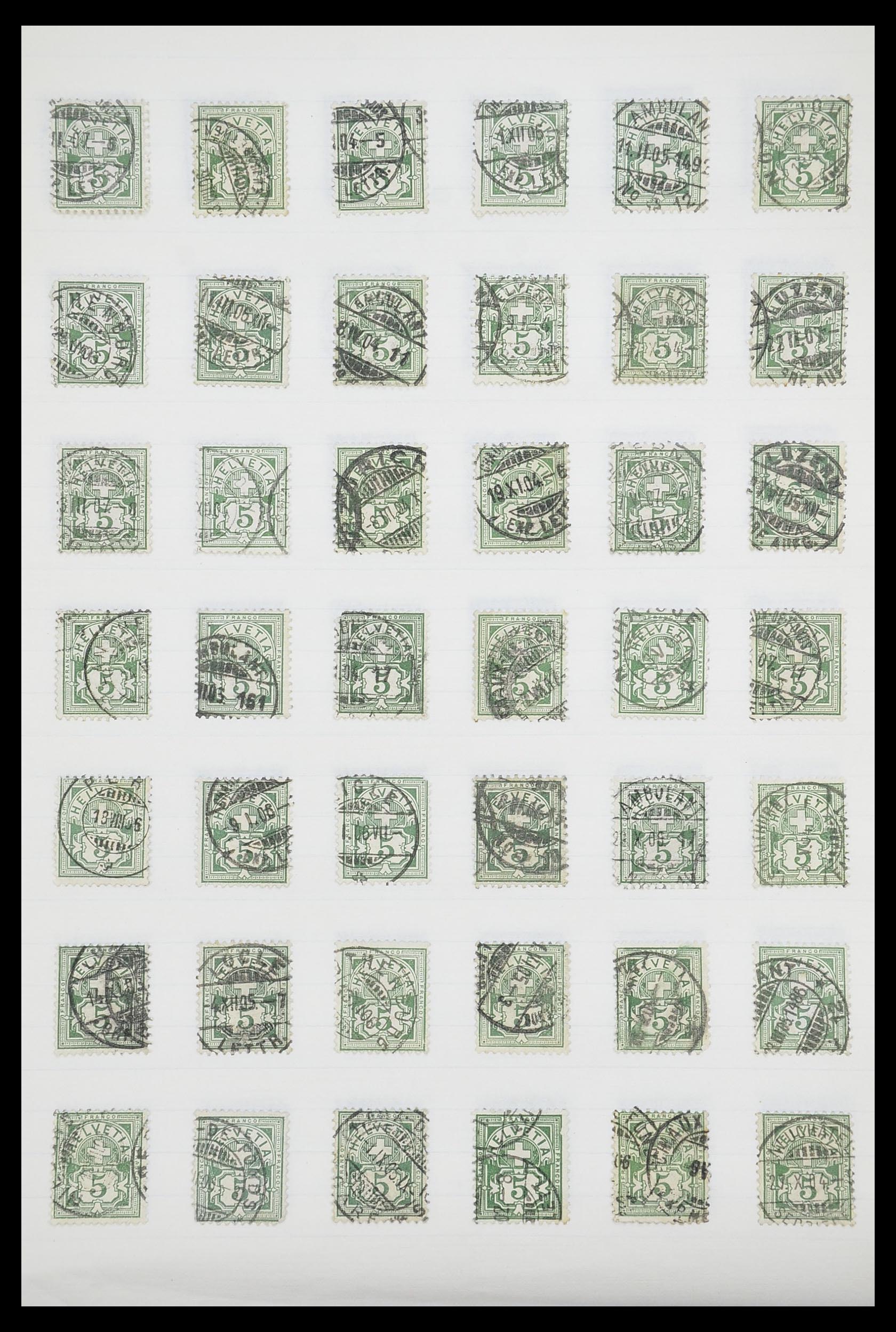33926 019 - Postzegelverzameling 33926 Zwitserland uitzoekpartij 1850-1997.