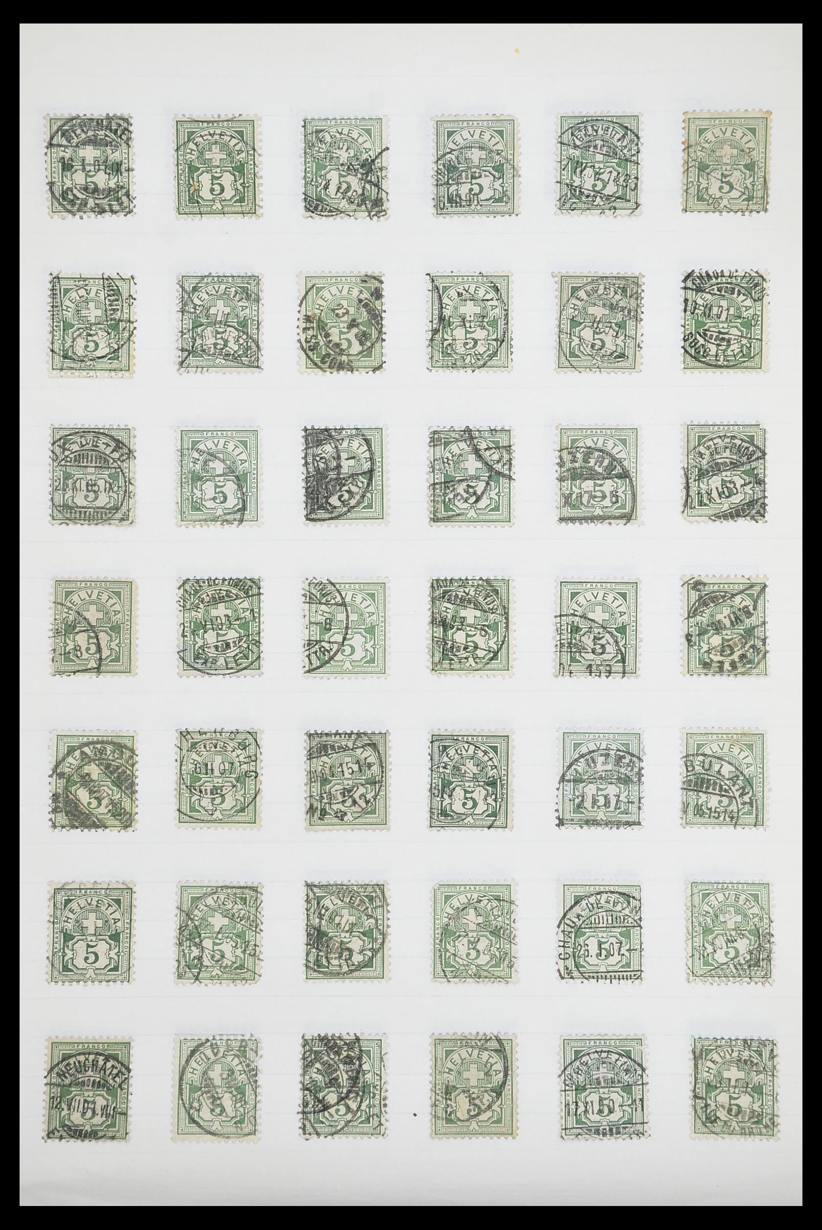 33926 020 - Postzegelverzameling 33926 Zwitserland uitzoekpartij 1850-1997.