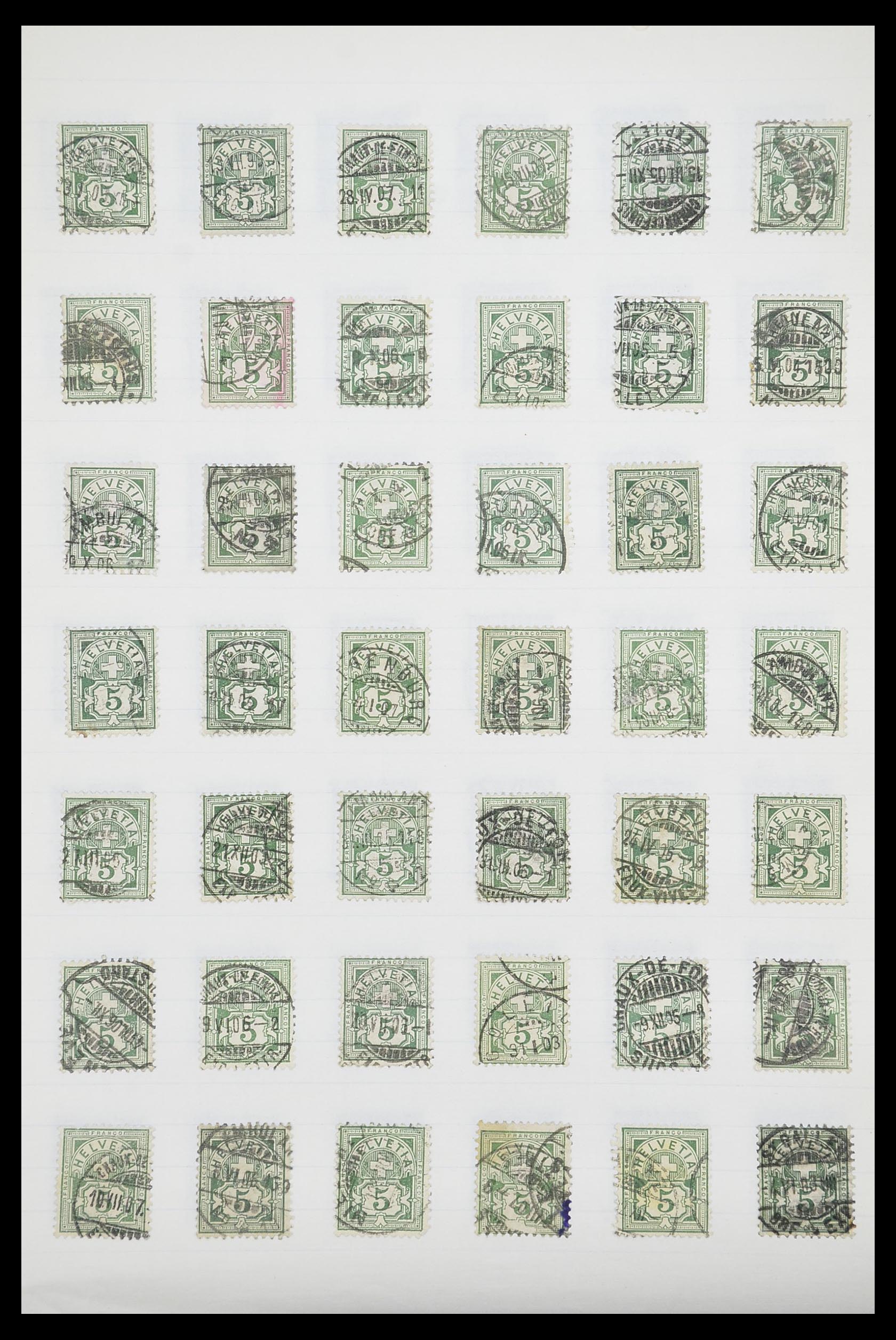 33926 021 - Postzegelverzameling 33926 Zwitserland uitzoekpartij 1850-1997.
