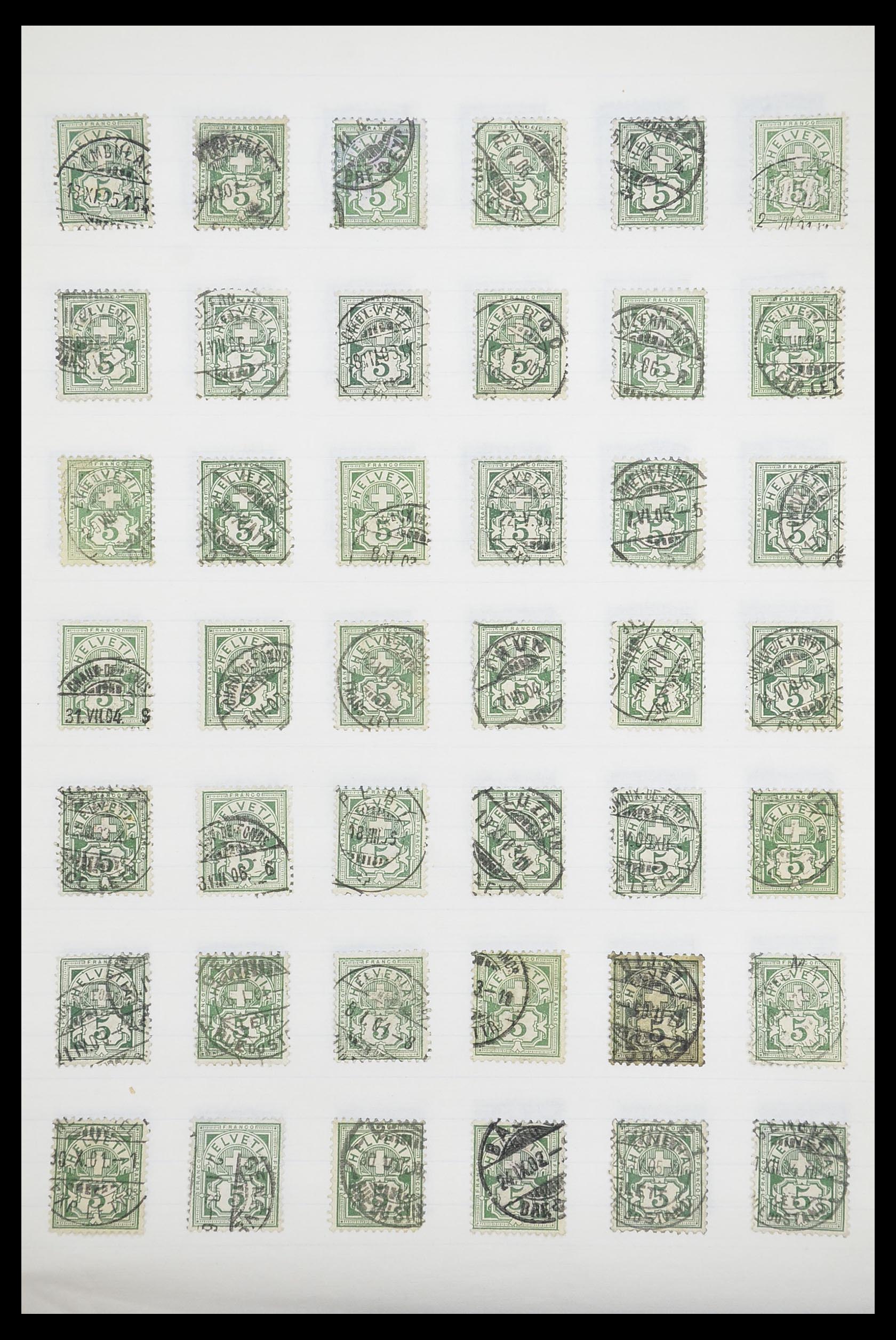 33926 022 - Postzegelverzameling 33926 Zwitserland uitzoekpartij 1850-1997.