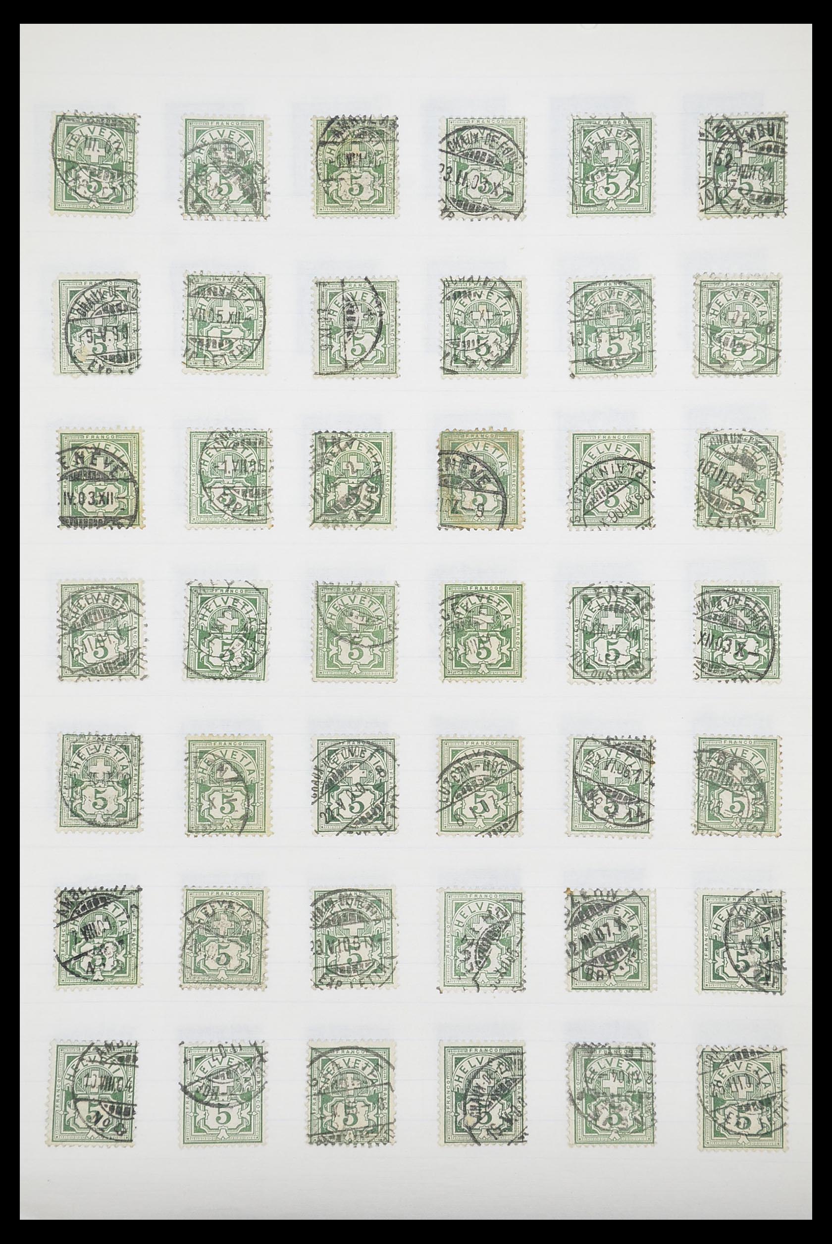 33926 026 - Postzegelverzameling 33926 Zwitserland uitzoekpartij 1850-1997.