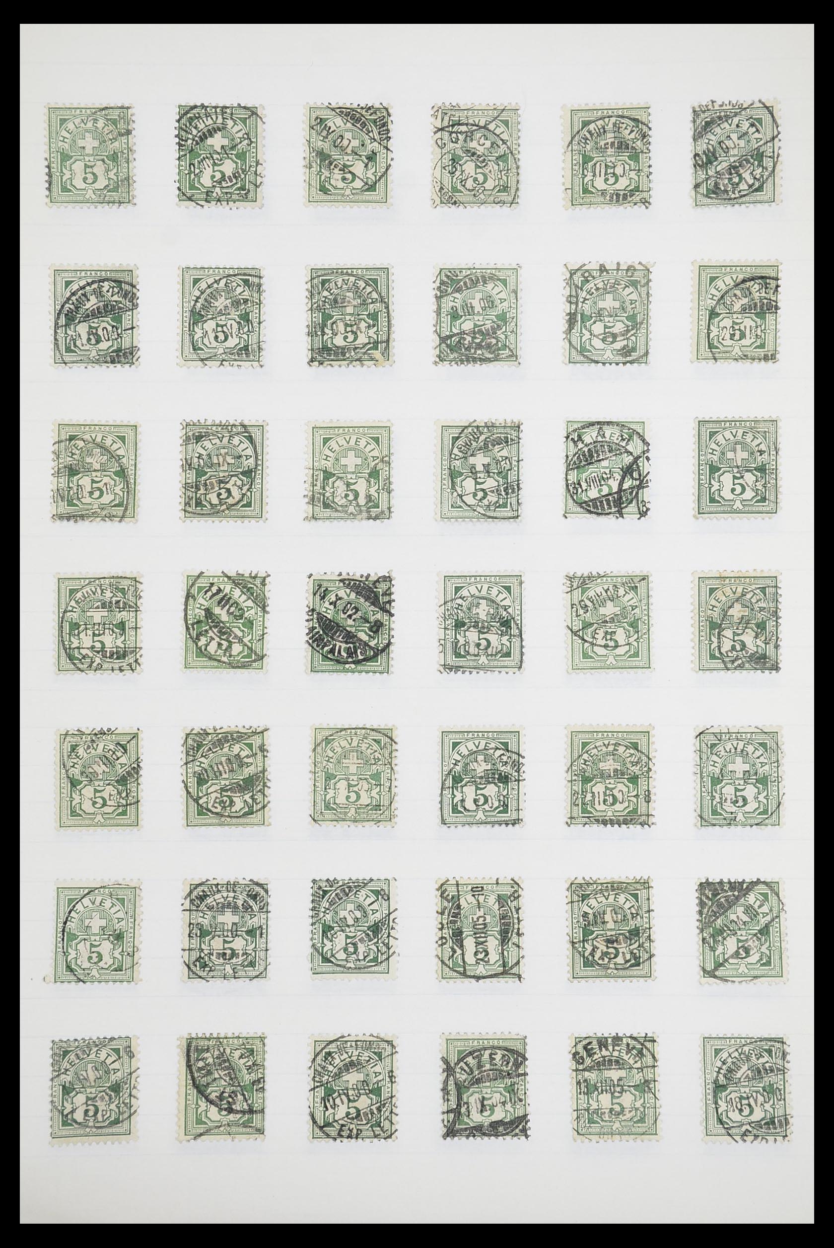 33926 028 - Postzegelverzameling 33926 Zwitserland uitzoekpartij 1850-1997.