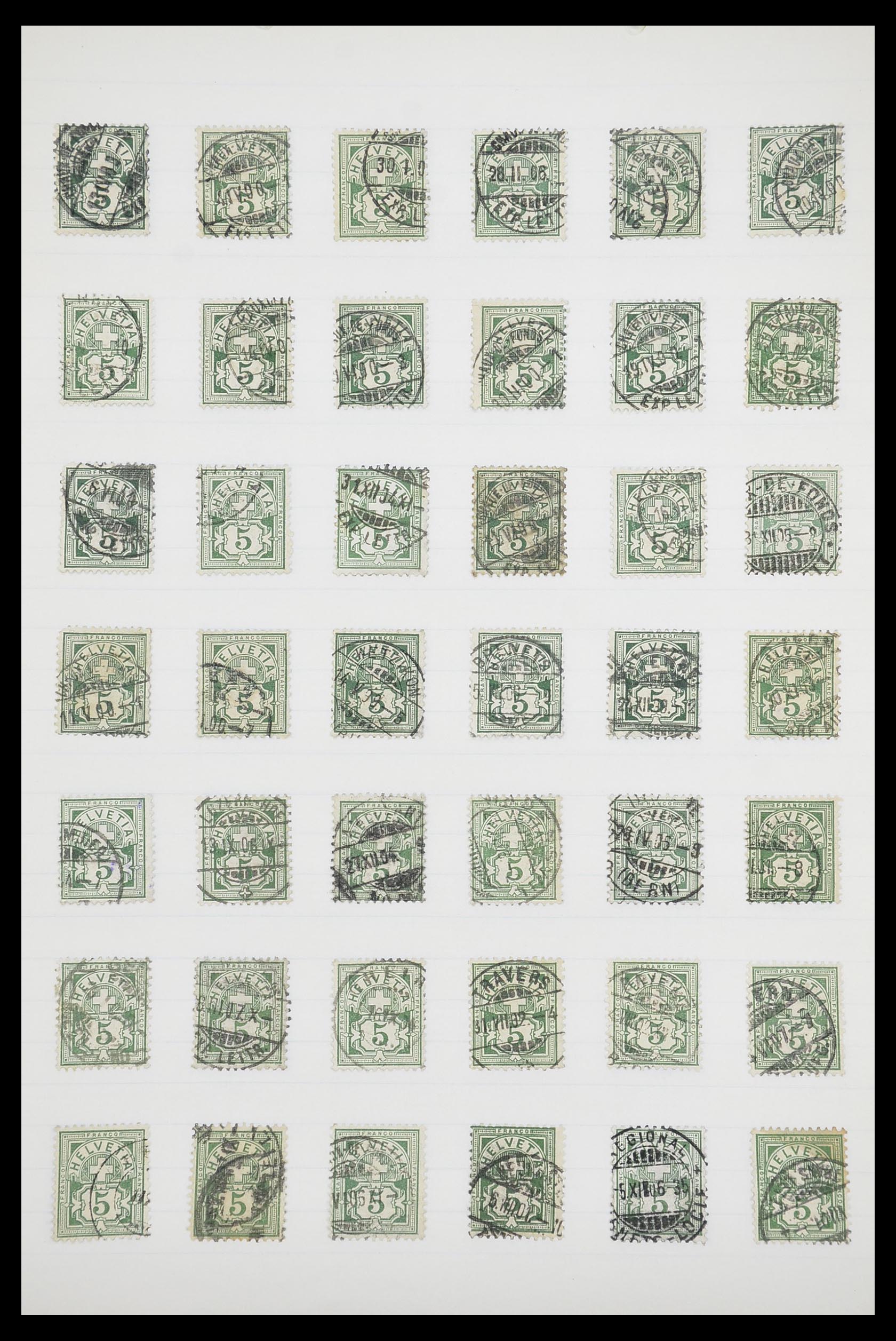 33926 029 - Postzegelverzameling 33926 Zwitserland uitzoekpartij 1850-1997.