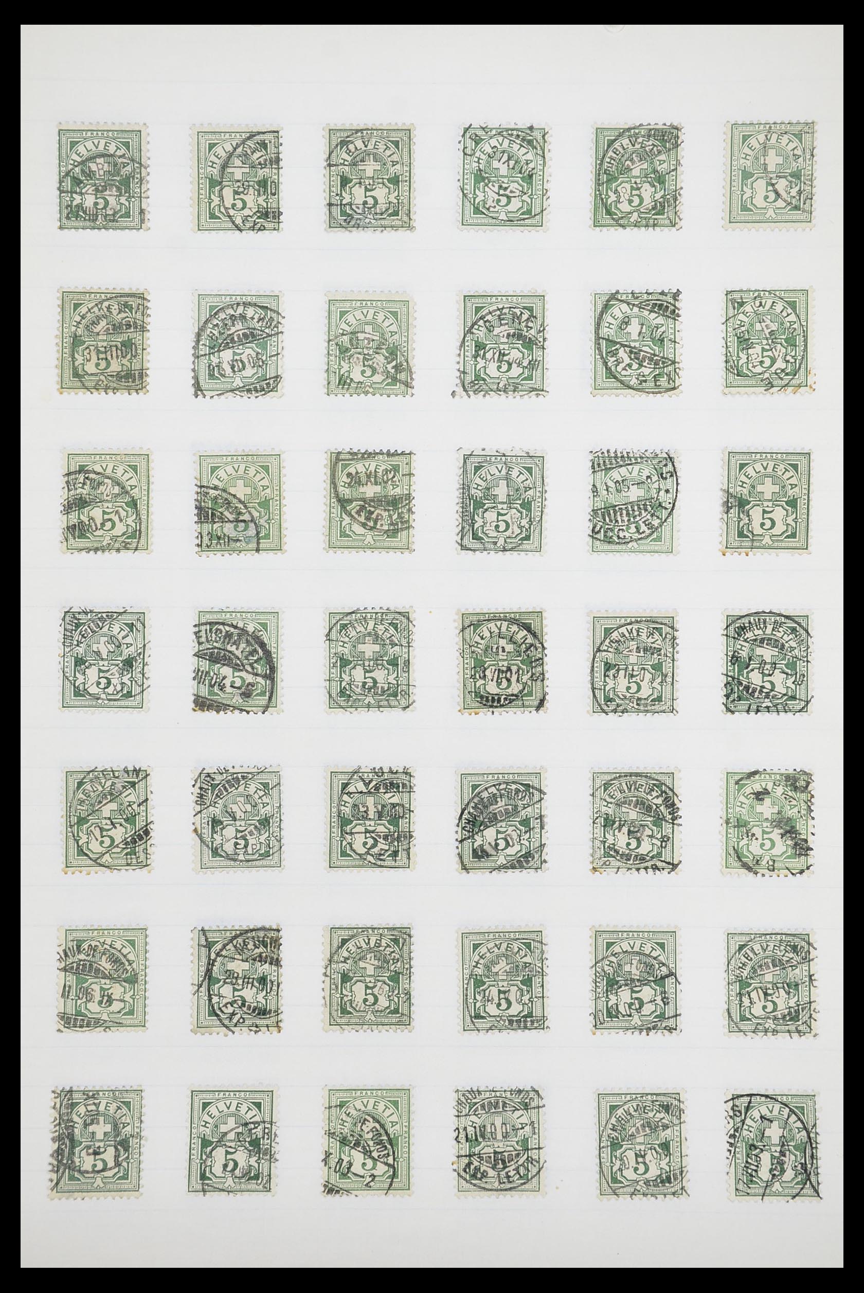 33926 030 - Postzegelverzameling 33926 Zwitserland uitzoekpartij 1850-1997.