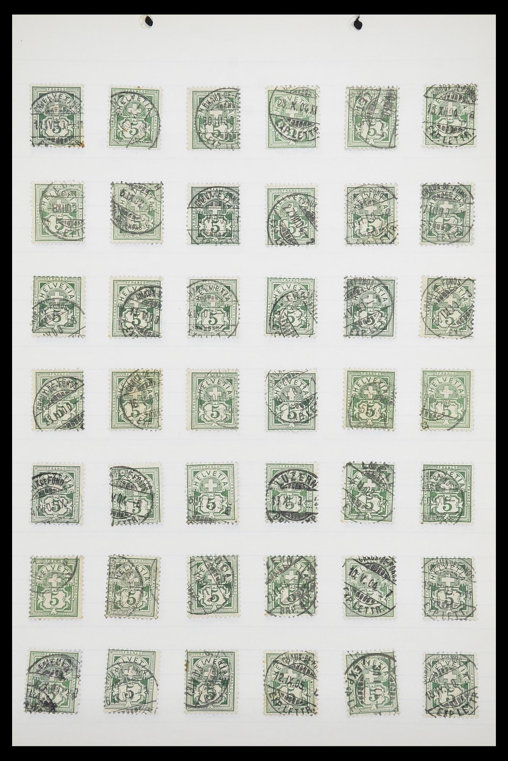 33926 032 - Postzegelverzameling 33926 Zwitserland uitzoekpartij 1850-1997.