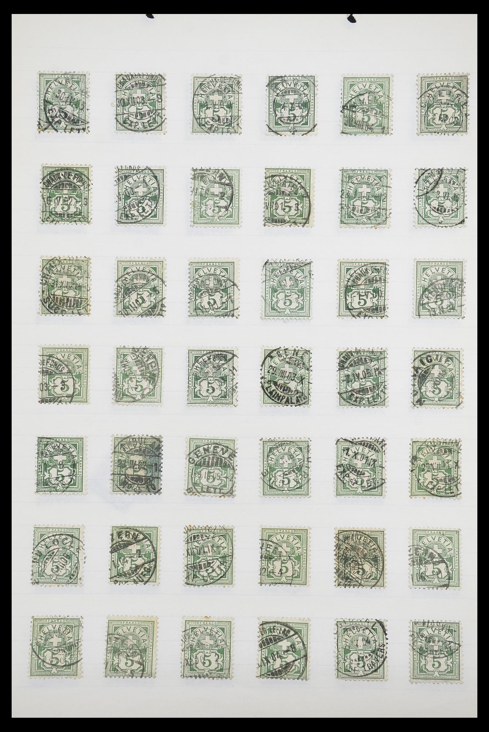 33926 033 - Postzegelverzameling 33926 Zwitserland uitzoekpartij 1850-1997.