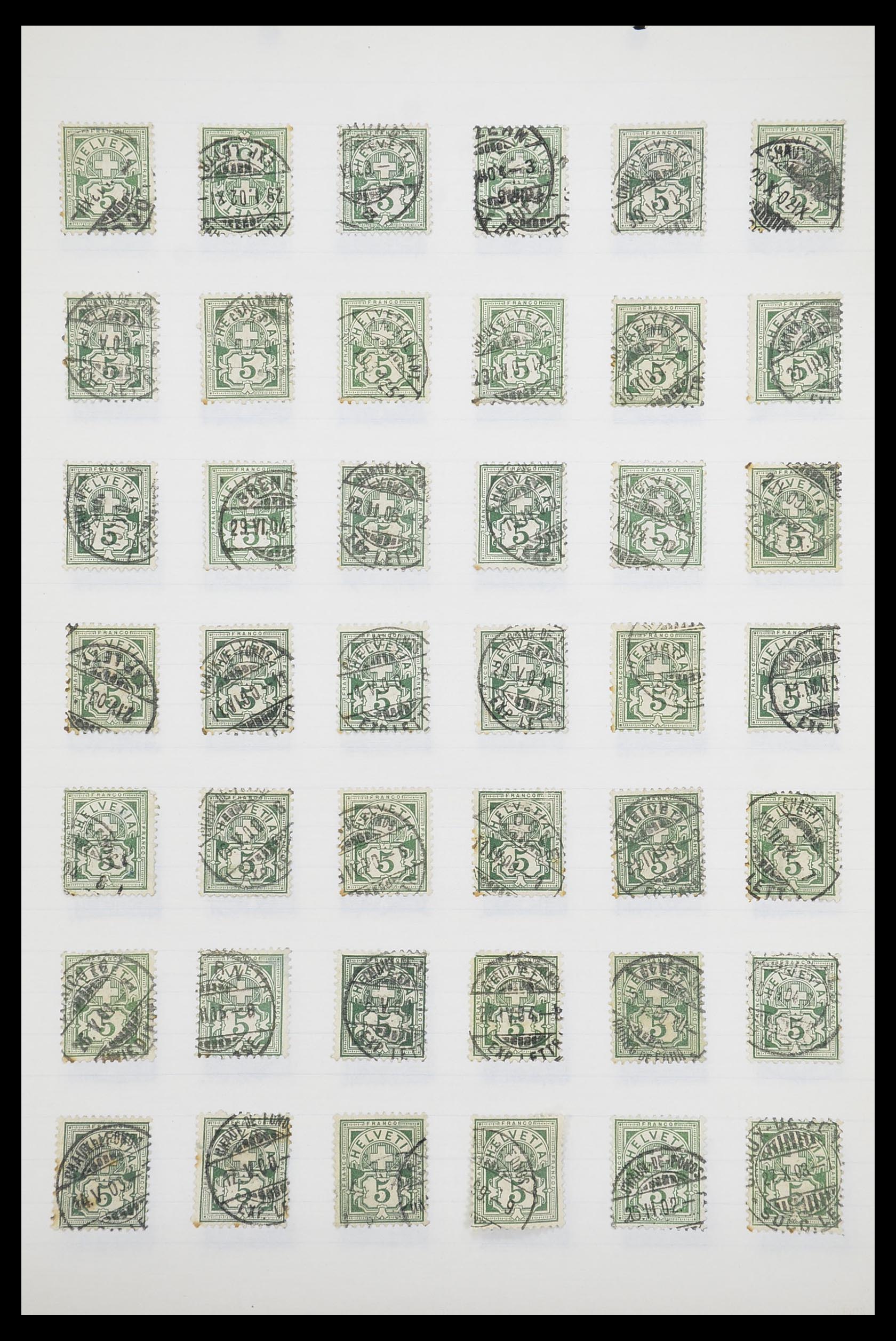 33926 035 - Postzegelverzameling 33926 Zwitserland uitzoekpartij 1850-1997.
