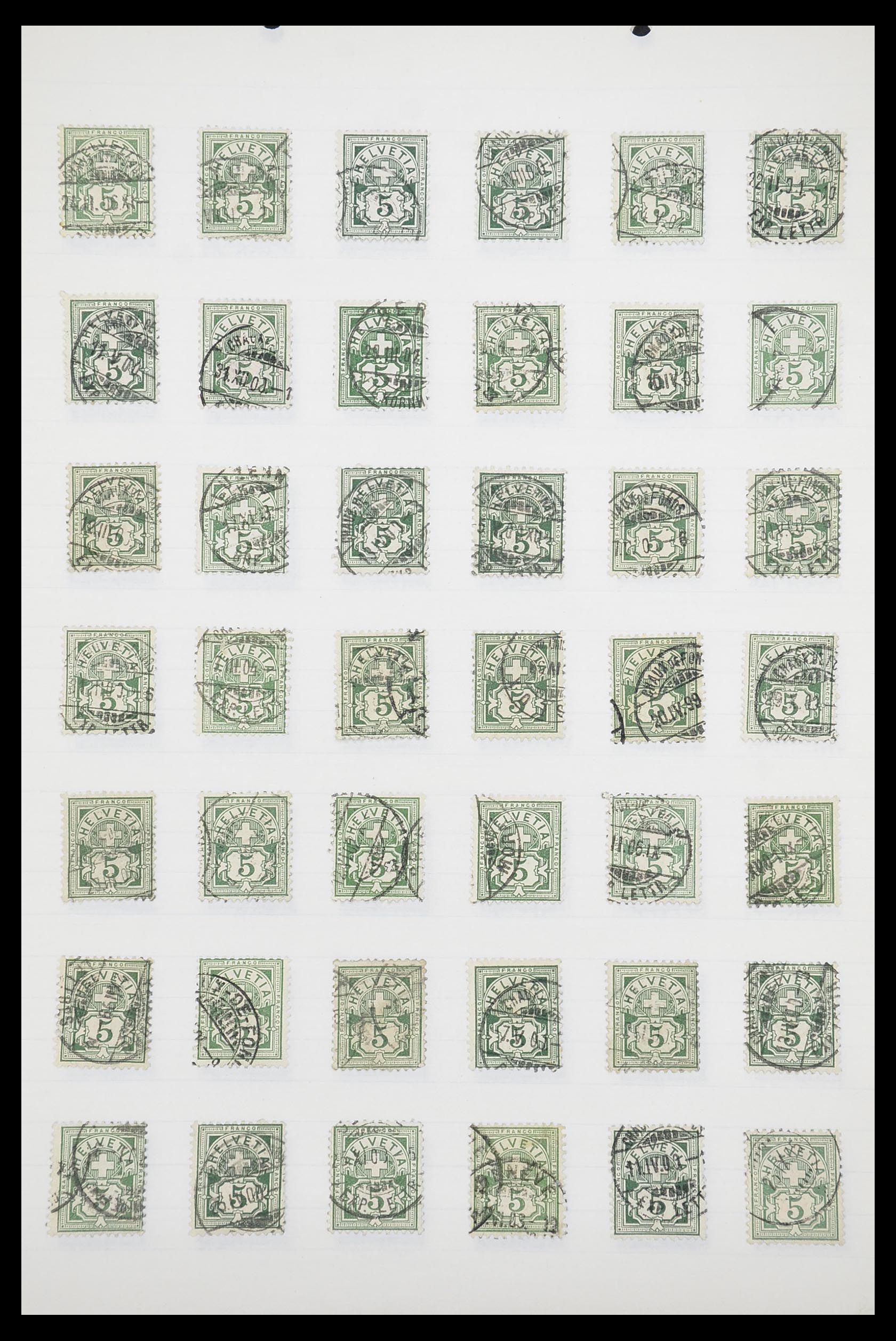 33926 036 - Postzegelverzameling 33926 Zwitserland uitzoekpartij 1850-1997.