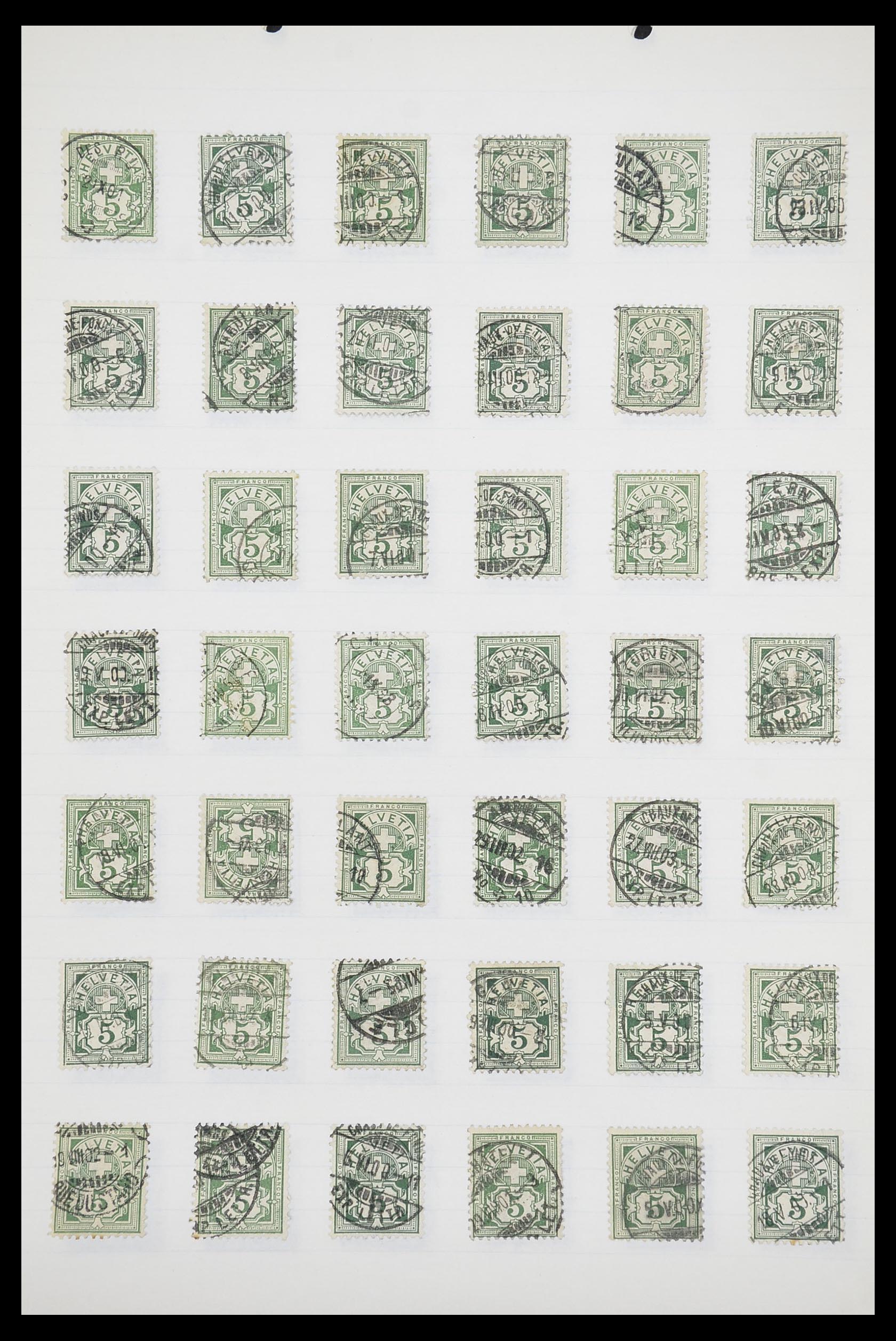 33926 037 - Postzegelverzameling 33926 Zwitserland uitzoekpartij 1850-1997.
