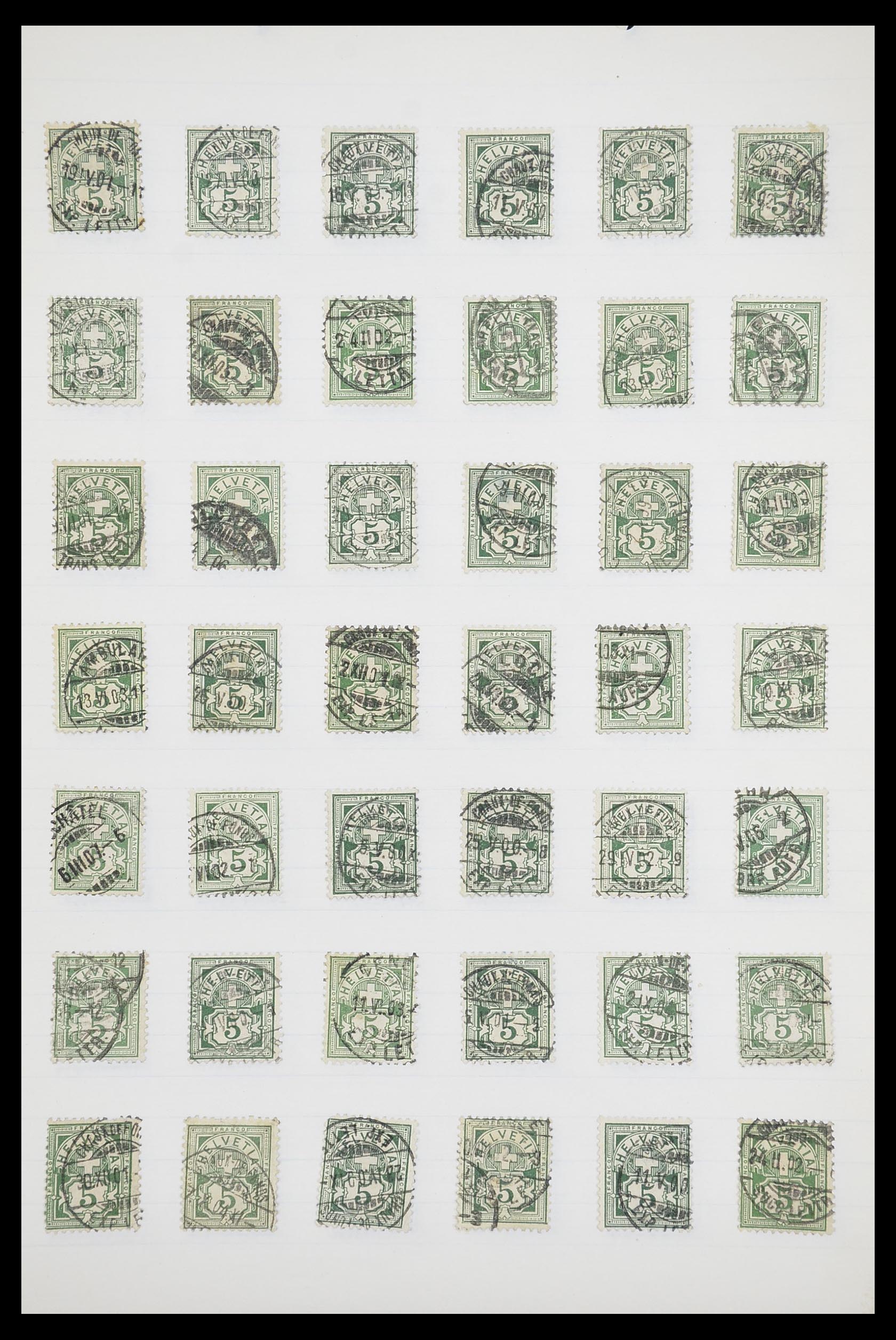 33926 038 - Postzegelverzameling 33926 Zwitserland uitzoekpartij 1850-1997.
