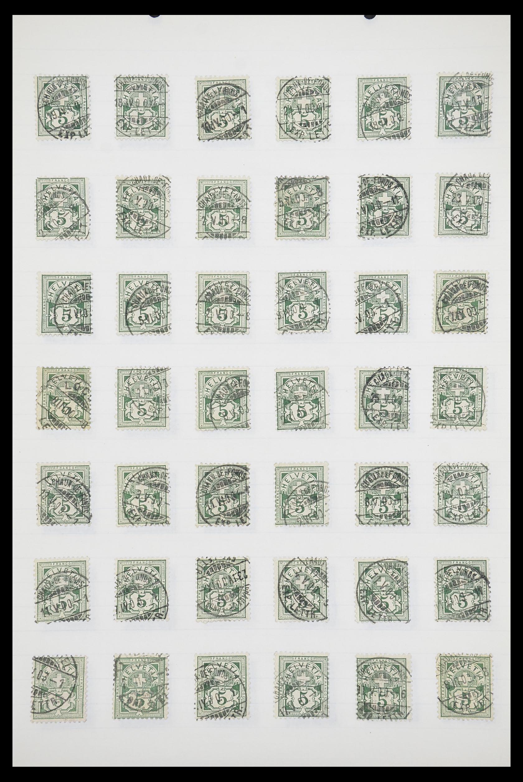 33926 039 - Postzegelverzameling 33926 Zwitserland uitzoekpartij 1850-1997.