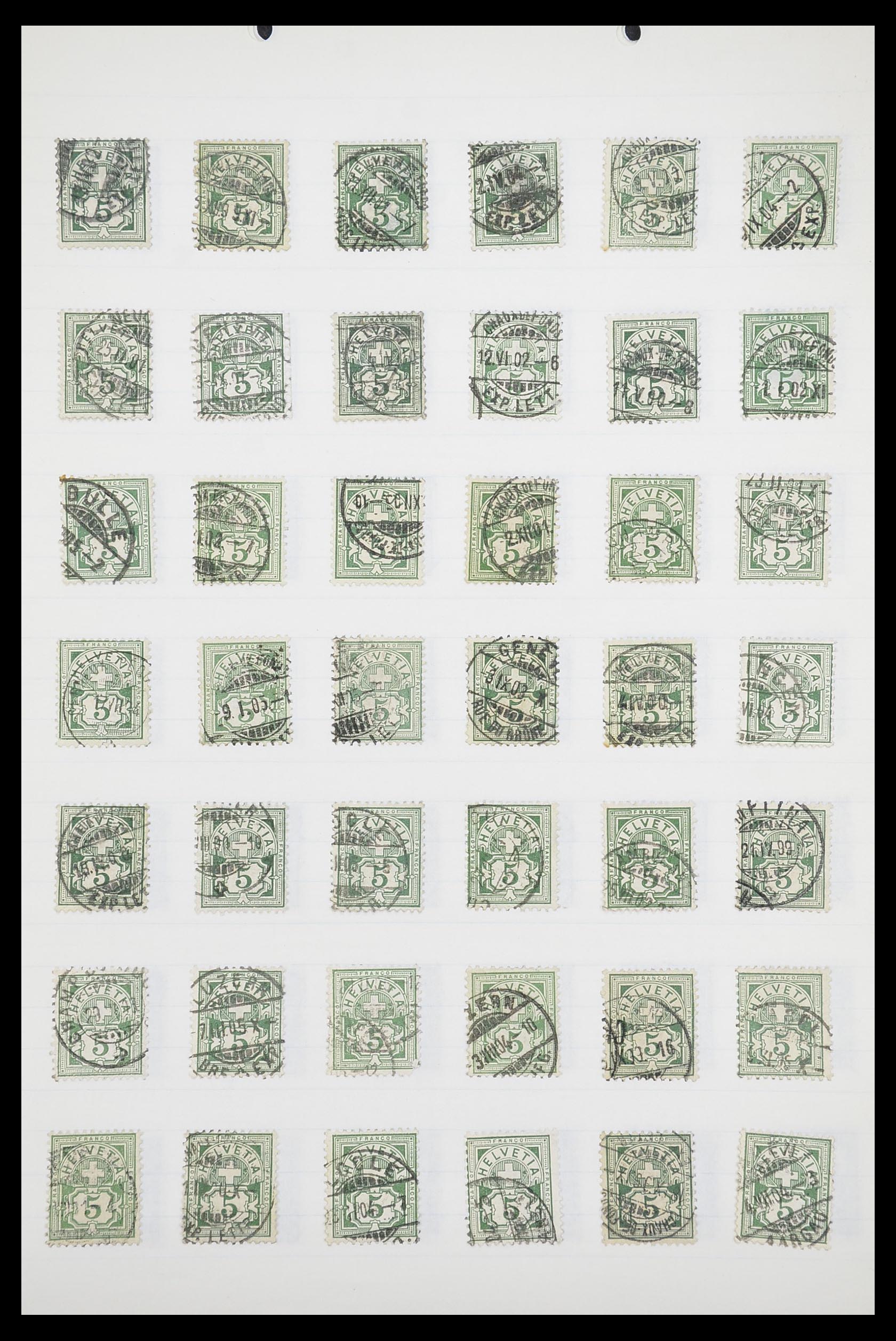33926 040 - Postzegelverzameling 33926 Zwitserland uitzoekpartij 1850-1997.