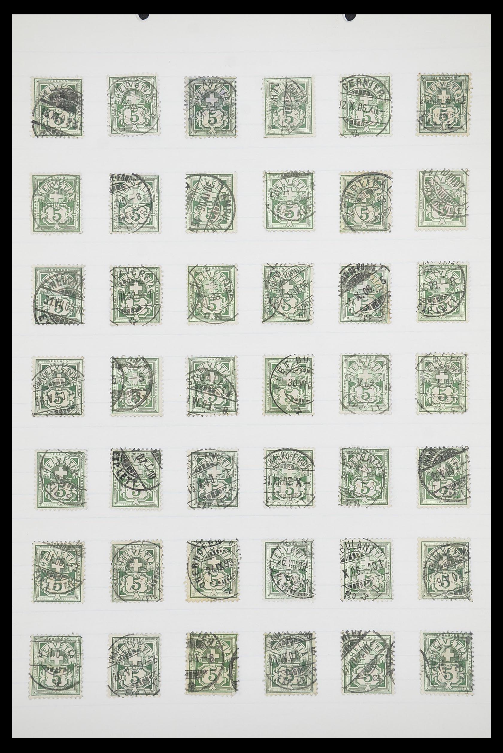 33926 041 - Postzegelverzameling 33926 Zwitserland uitzoekpartij 1850-1997.