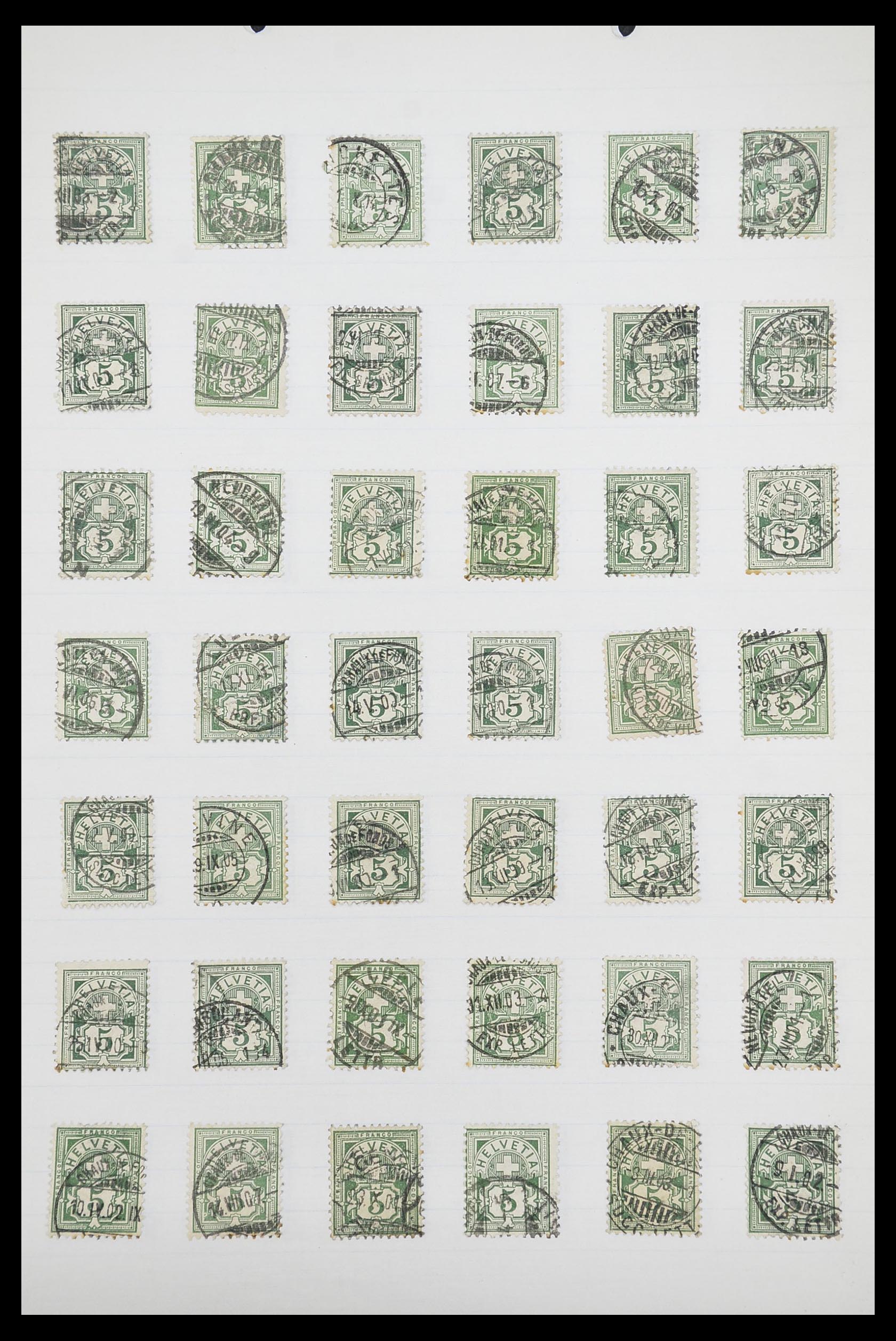 33926 042 - Postzegelverzameling 33926 Zwitserland uitzoekpartij 1850-1997.