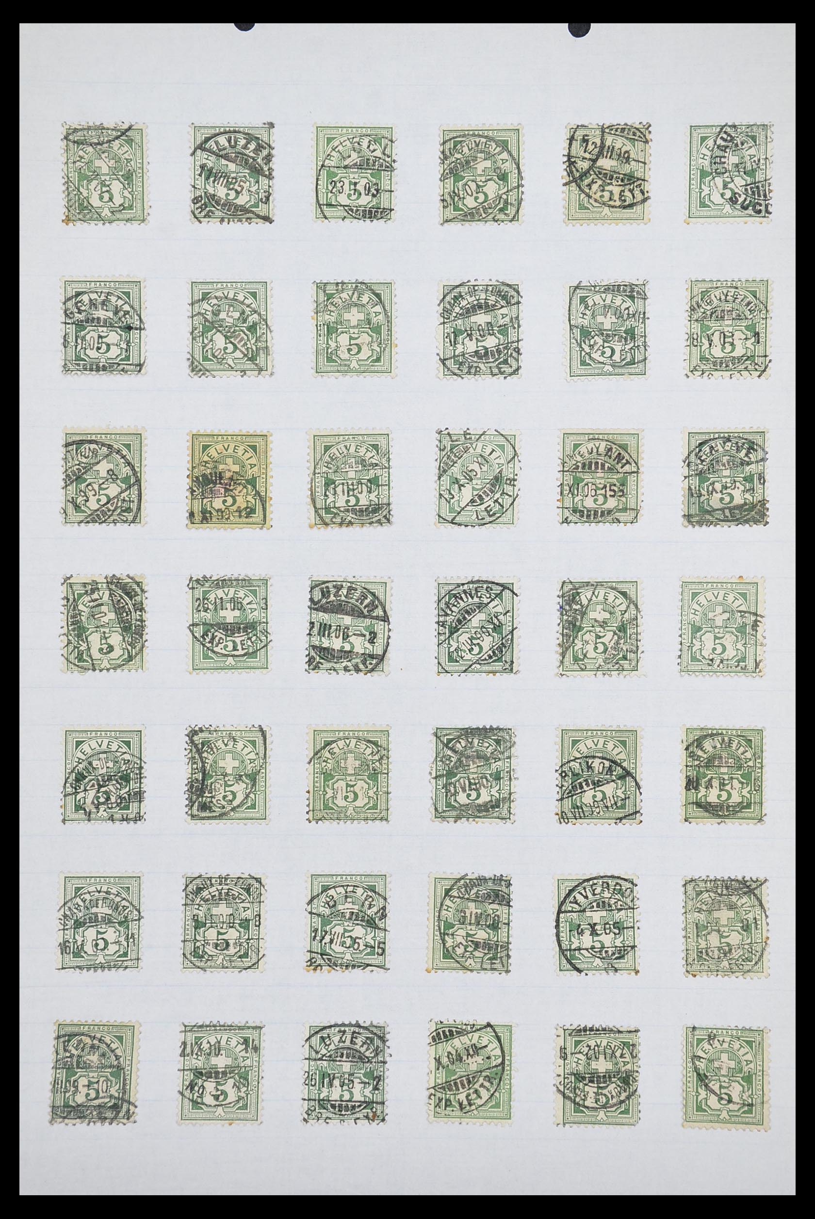 33926 043 - Postzegelverzameling 33926 Zwitserland uitzoekpartij 1850-1997.