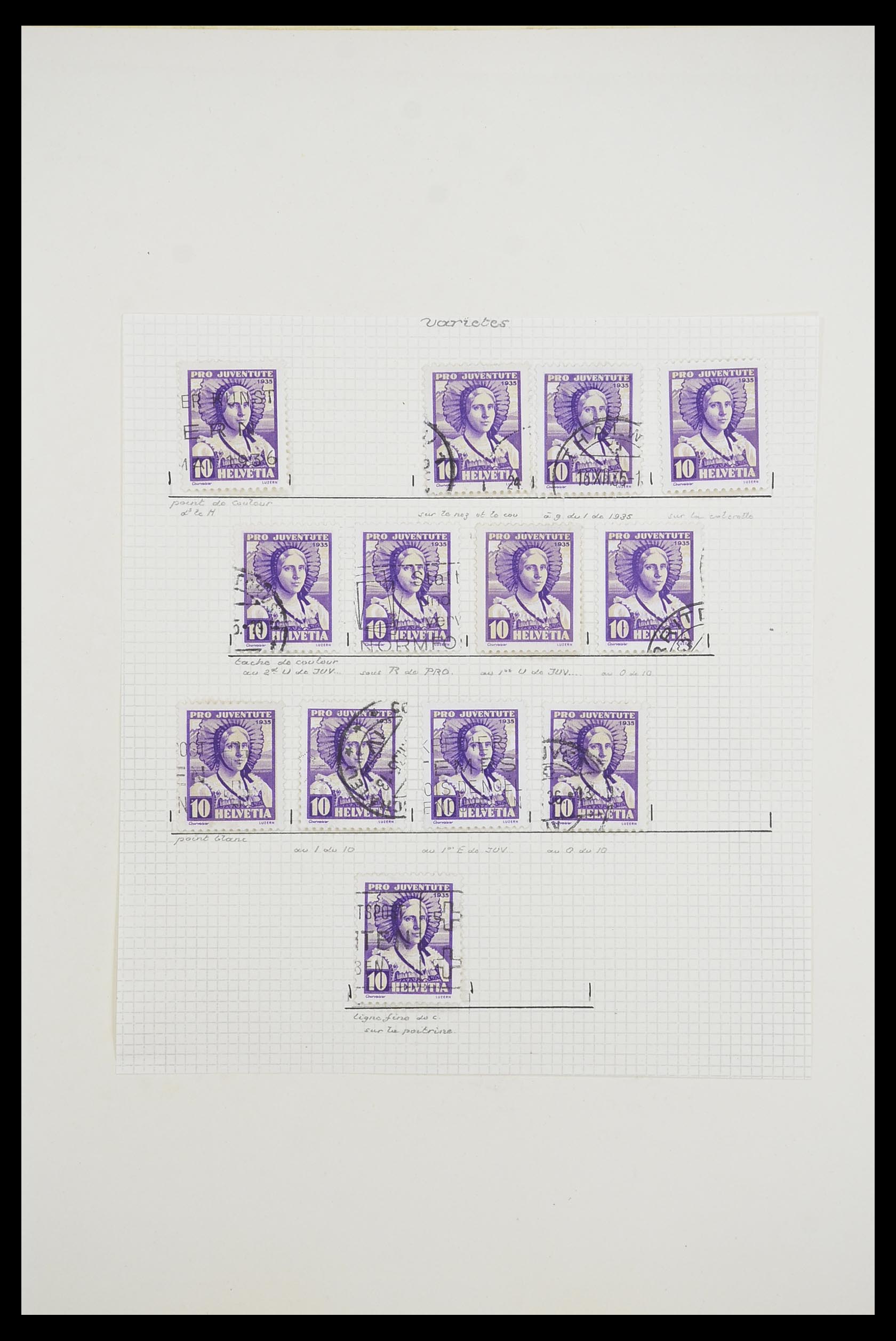 33926 046 - Postzegelverzameling 33926 Zwitserland uitzoekpartij 1850-1997.