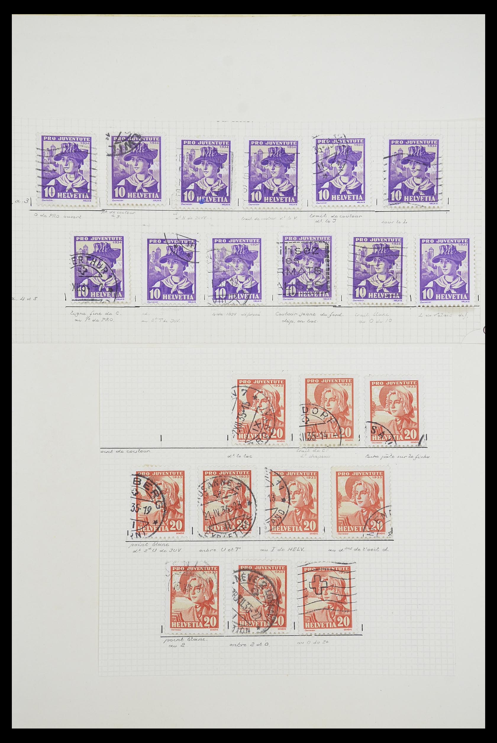 33926 051 - Postzegelverzameling 33926 Zwitserland uitzoekpartij 1850-1997.