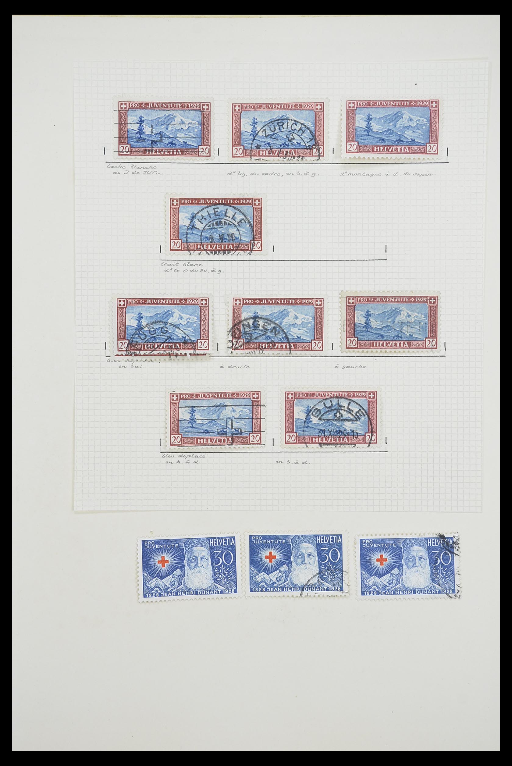 33926 054 - Postzegelverzameling 33926 Zwitserland uitzoekpartij 1850-1997.
