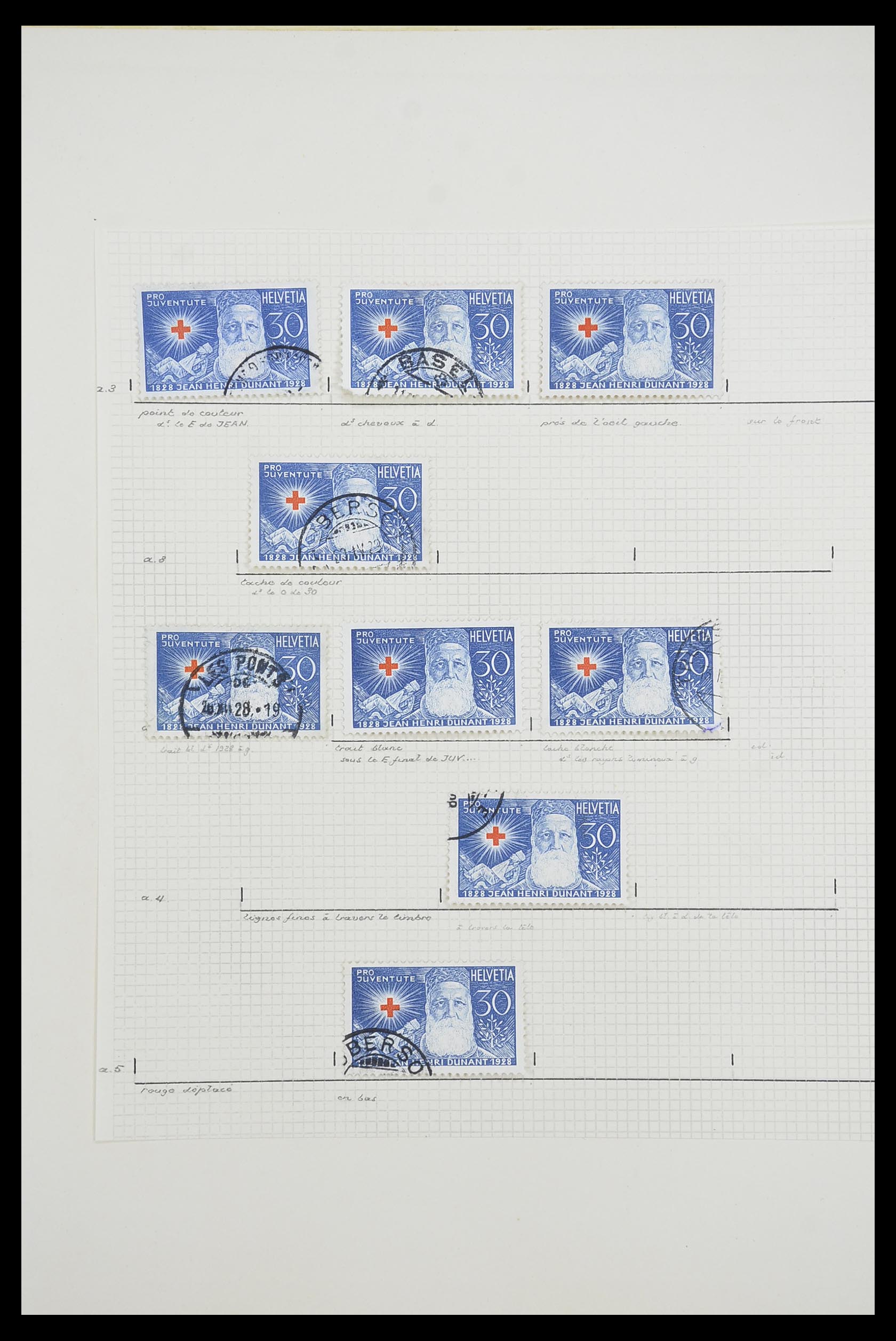 33926 055 - Postzegelverzameling 33926 Zwitserland uitzoekpartij 1850-1997.