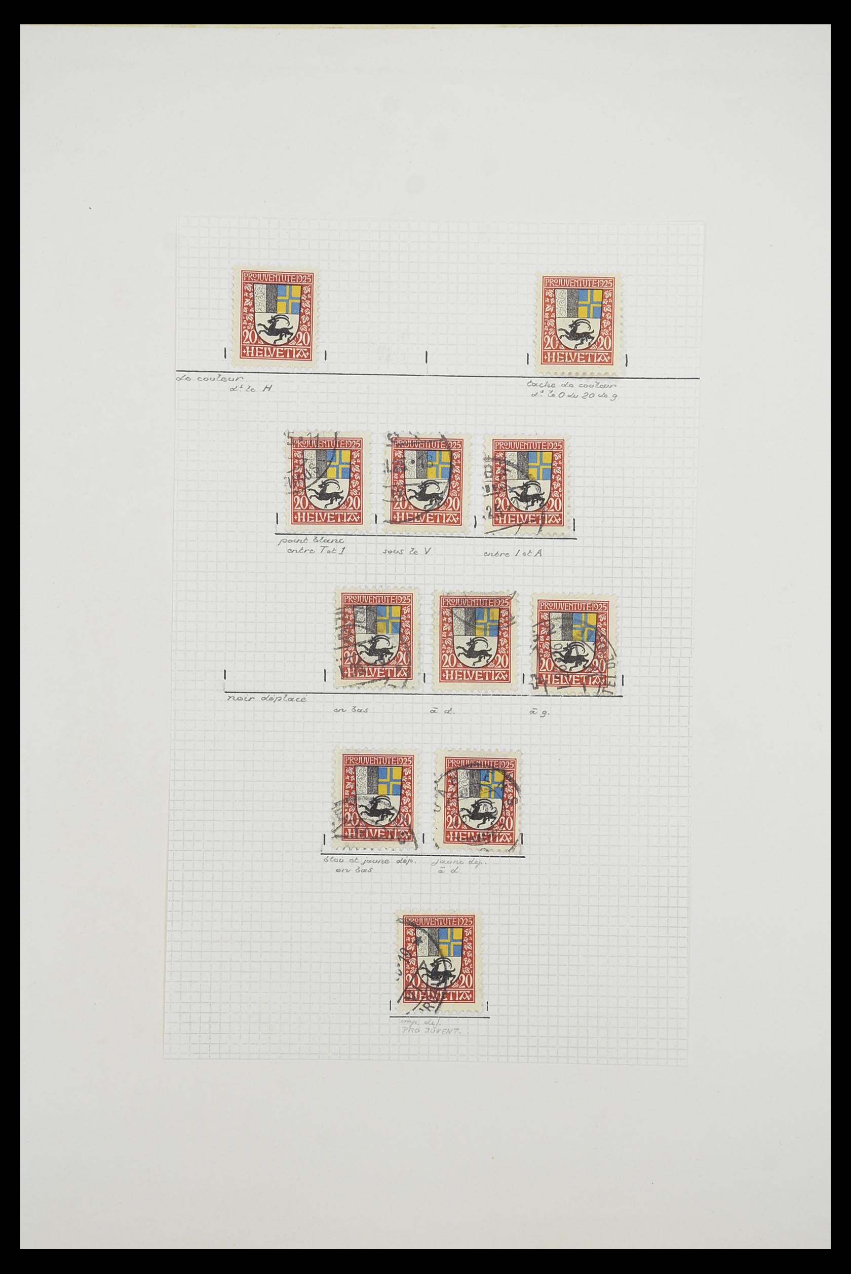 33926 057 - Postzegelverzameling 33926 Zwitserland uitzoekpartij 1850-1997.