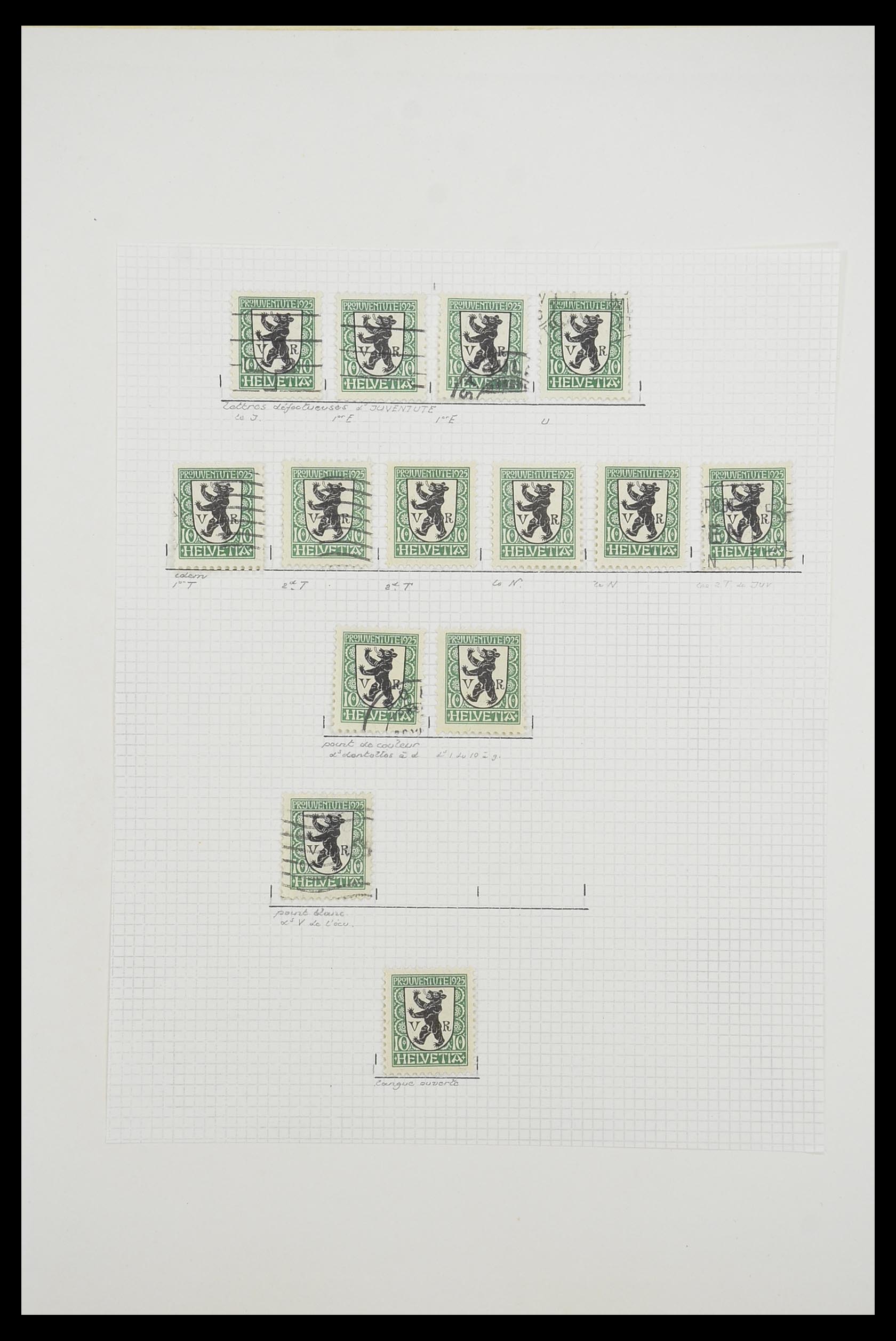 33926 058 - Postzegelverzameling 33926 Zwitserland uitzoekpartij 1850-1997.
