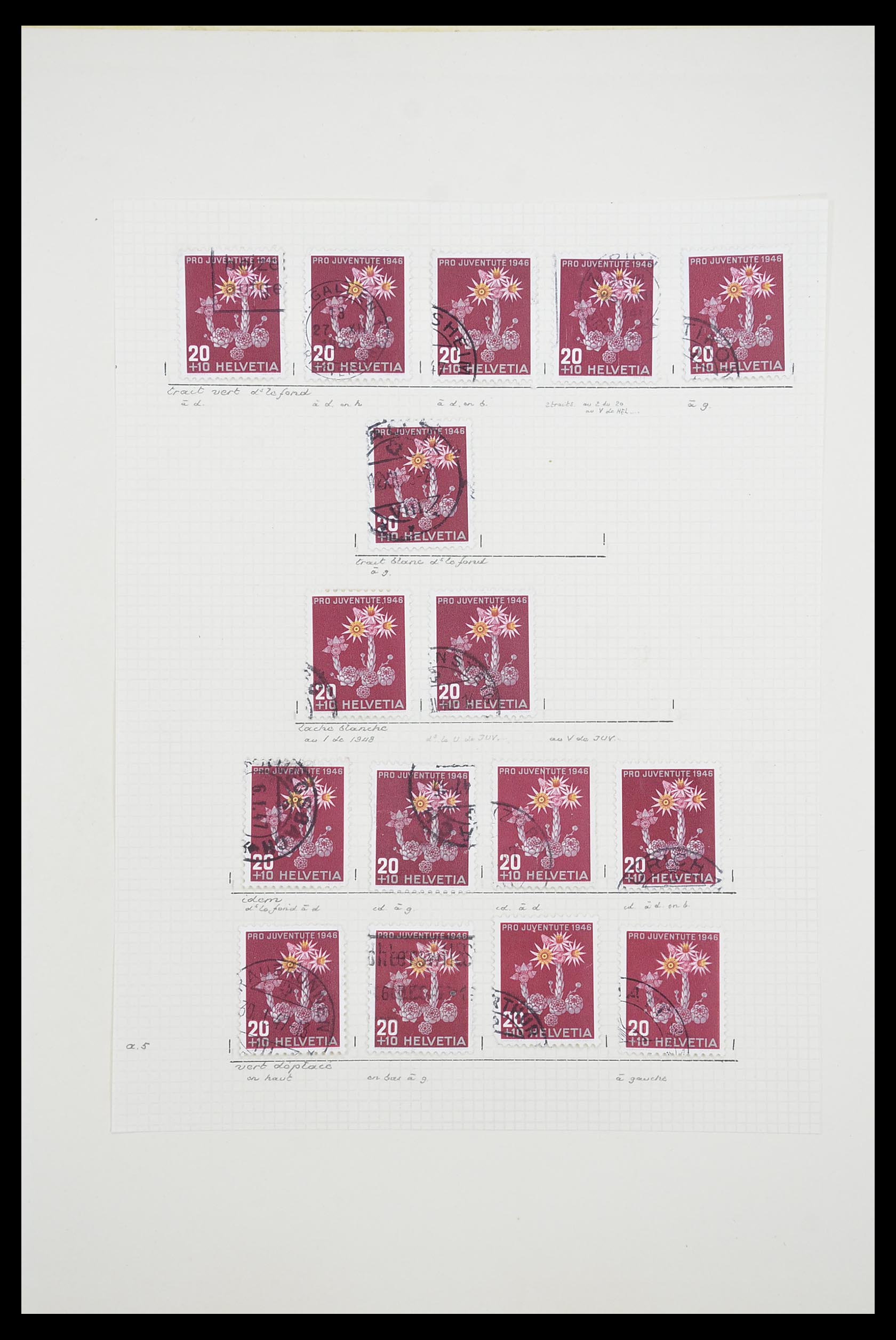 33926 060 - Postzegelverzameling 33926 Zwitserland uitzoekpartij 1850-1997.