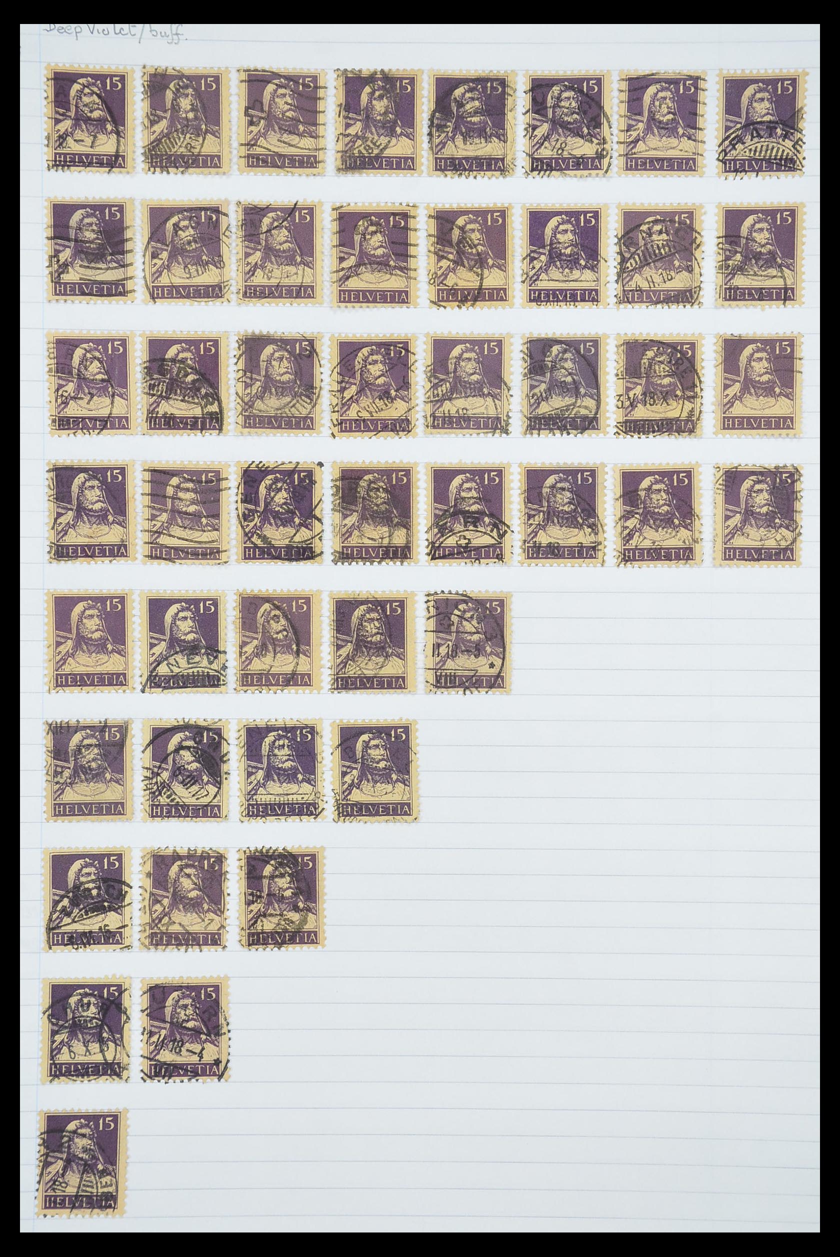 33926 381 - Postzegelverzameling 33926 Zwitserland uitzoekpartij 1850-1997.