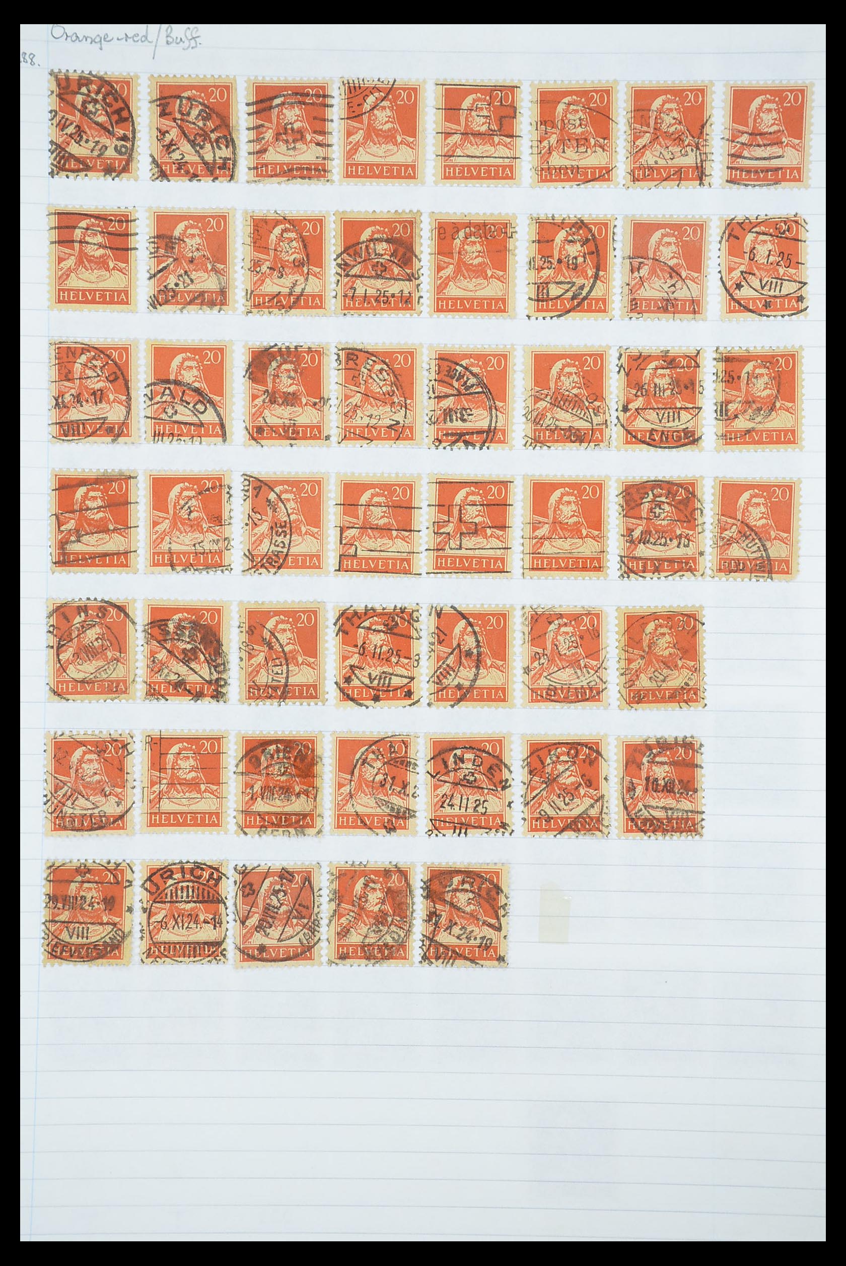 33926 385 - Postzegelverzameling 33926 Zwitserland uitzoekpartij 1850-1997.