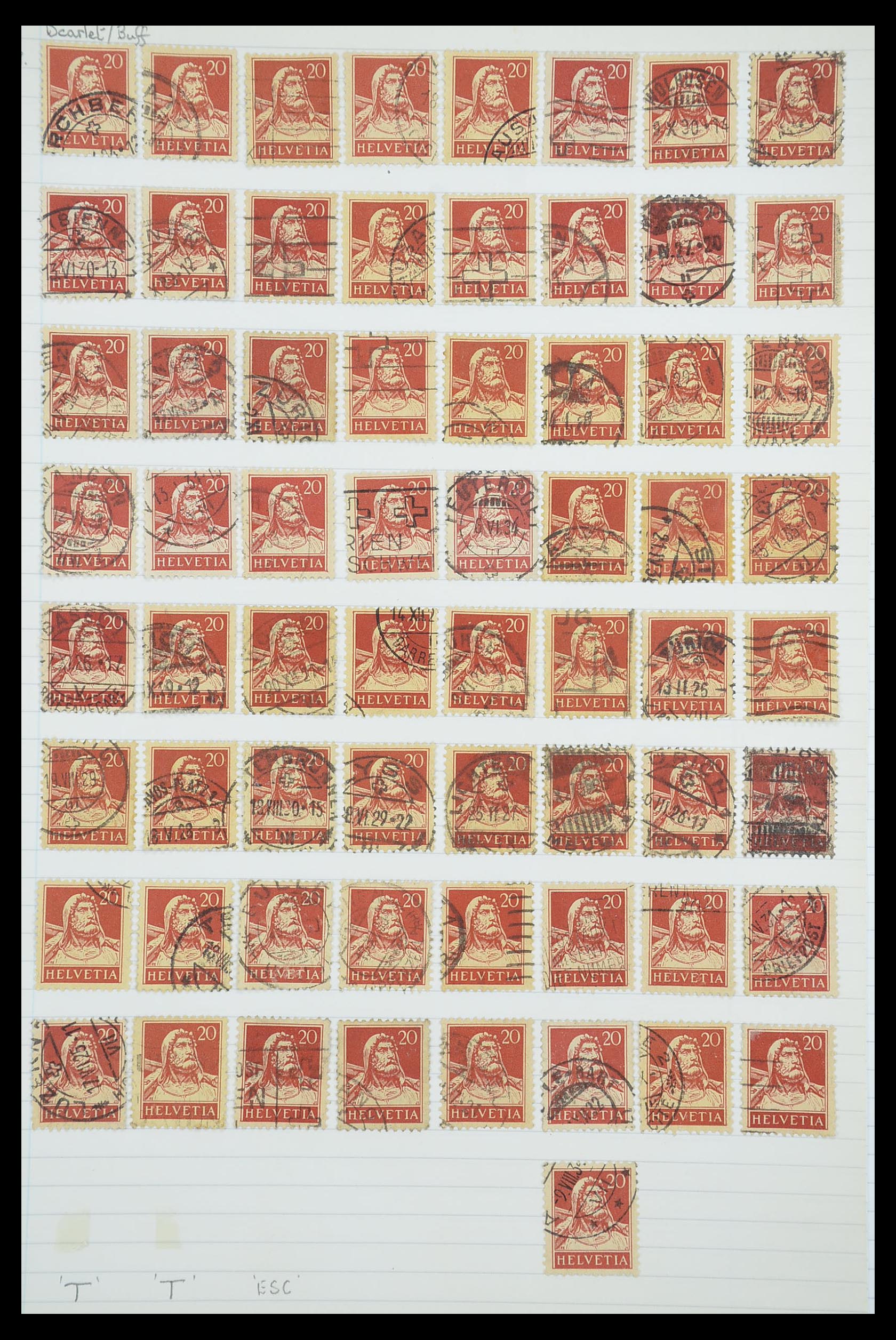 33926 386 - Stamp collection 33926 Switzerland sorting lot 1850-1997.